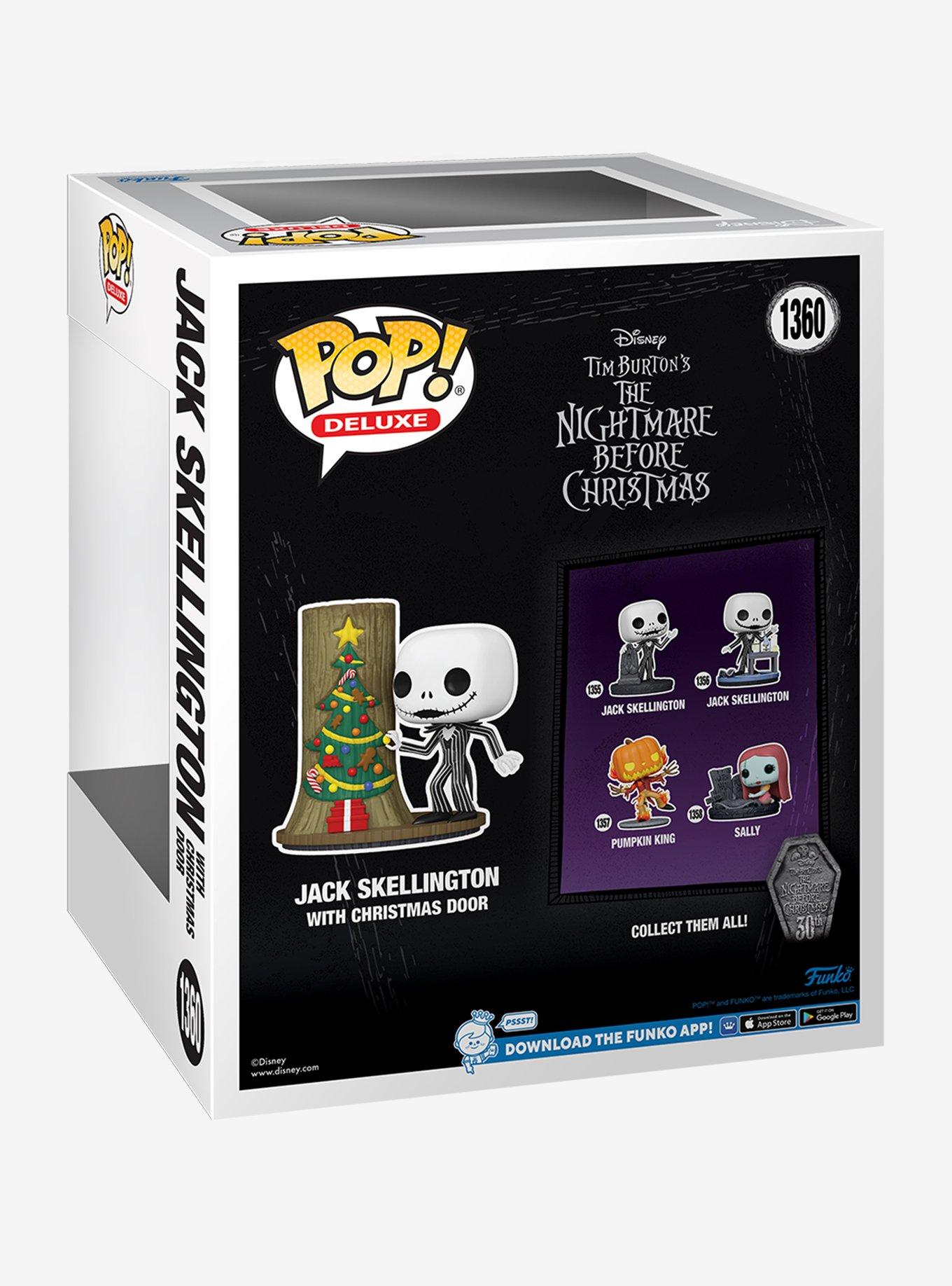 Funko Pop! Deluxe Disney The Nightmare Before Christmas 30th Anniversary Jack Skellington with Christmas Door Vinyl Figure, , alternate