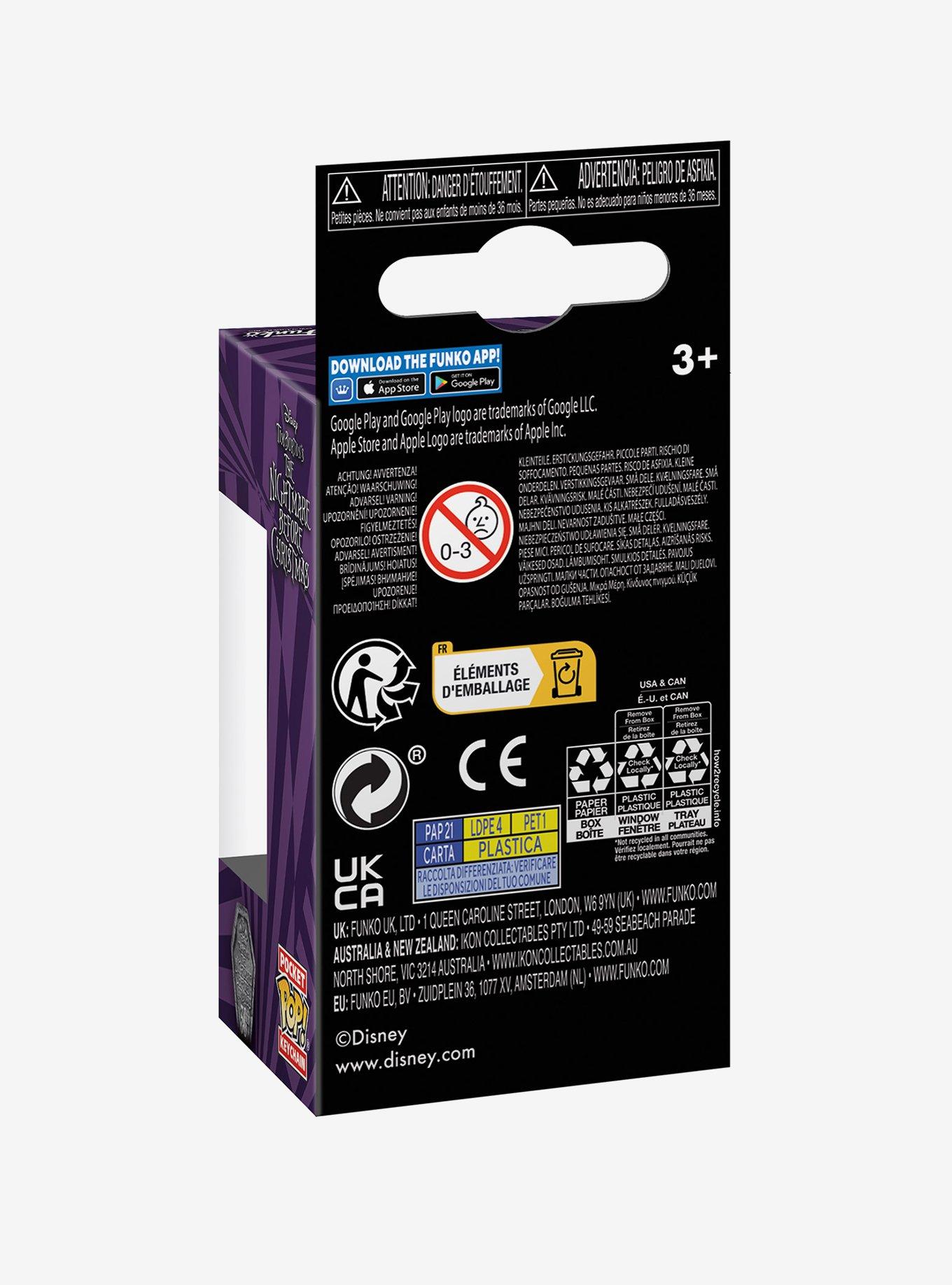 Funko The Nightmare Before Christmas Pocket Pop! Jack Skellington Key Chain, , alternate