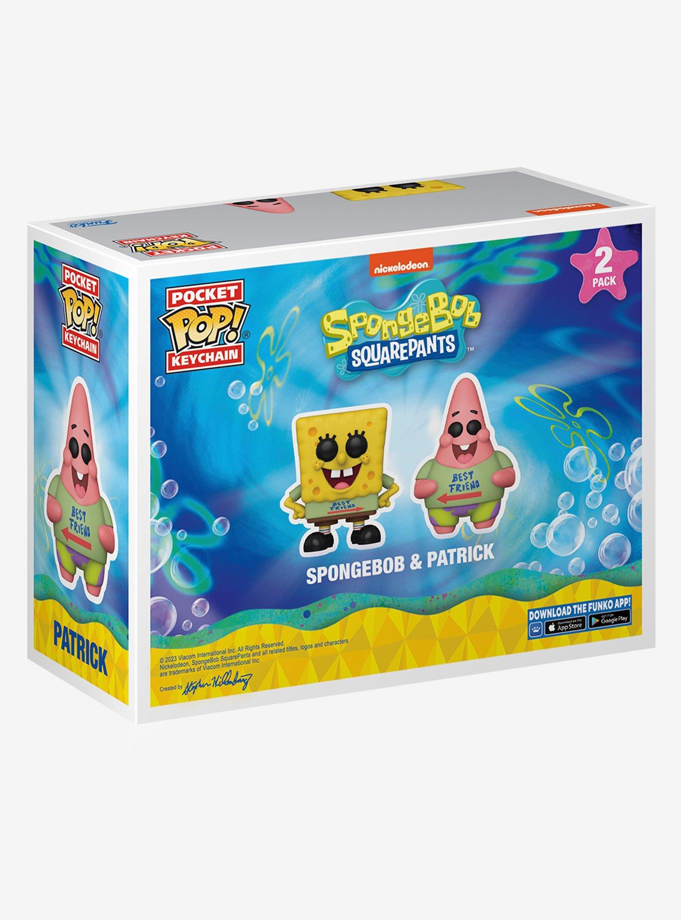 Funko SpongeBob SquarePants Pocket Pop! SpongeBob & Patrick Key Chain Set, , alternate