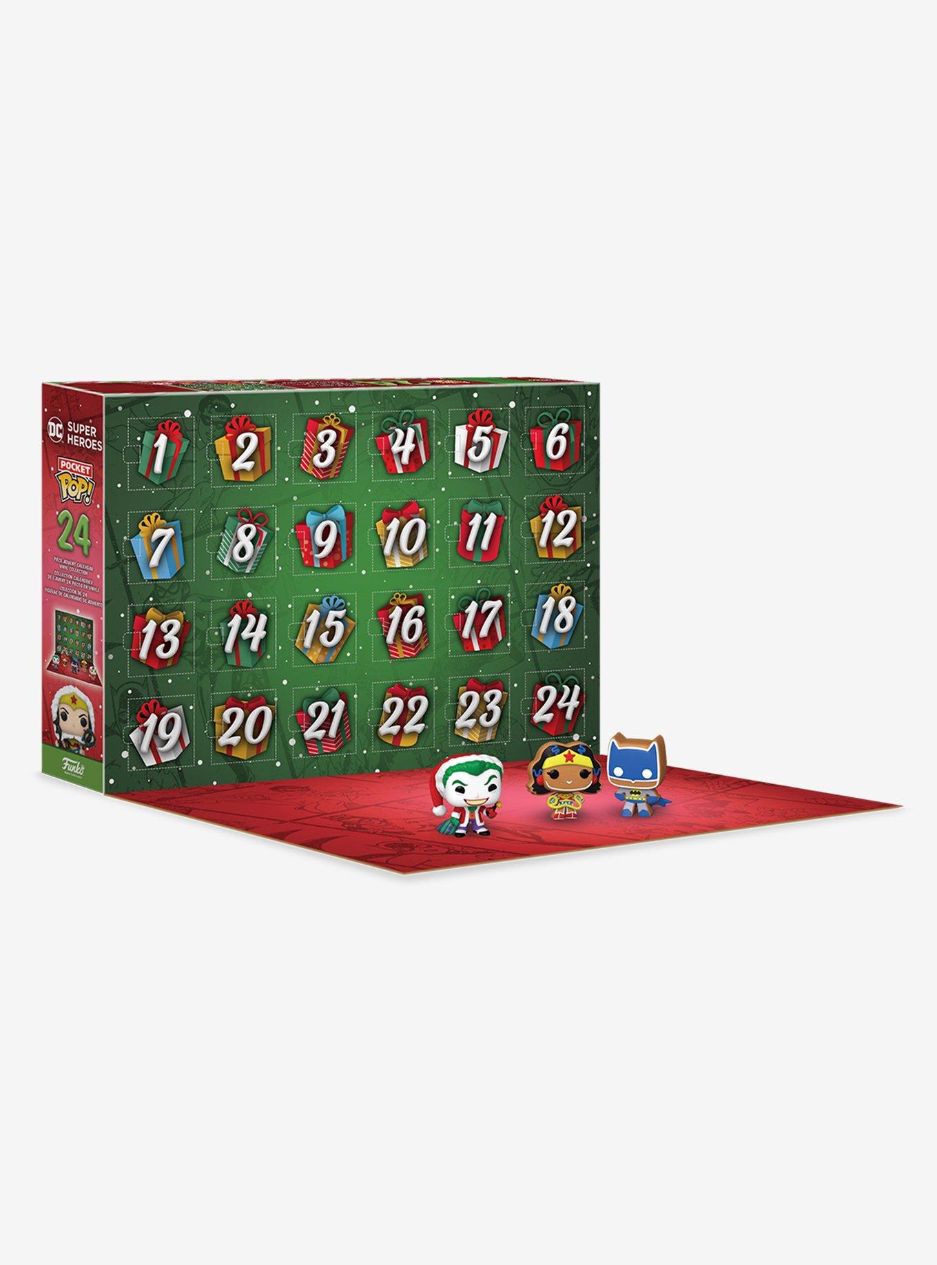 Funko Pocket Pop! DC Super Heroes Holiday Characters 24 Day Advent Calendar, , hi-res