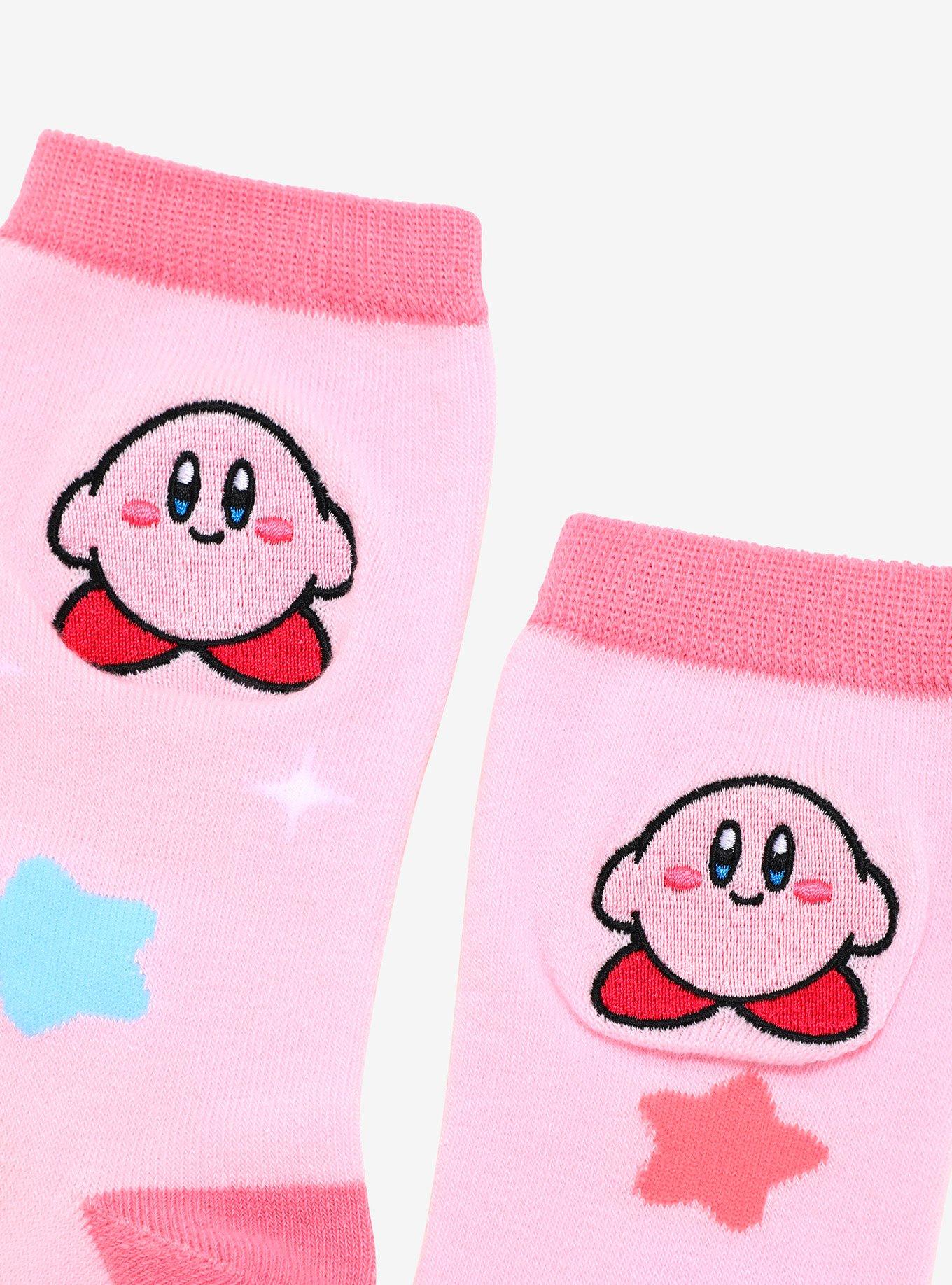 Kirby Stars Crew Socks, , alternate