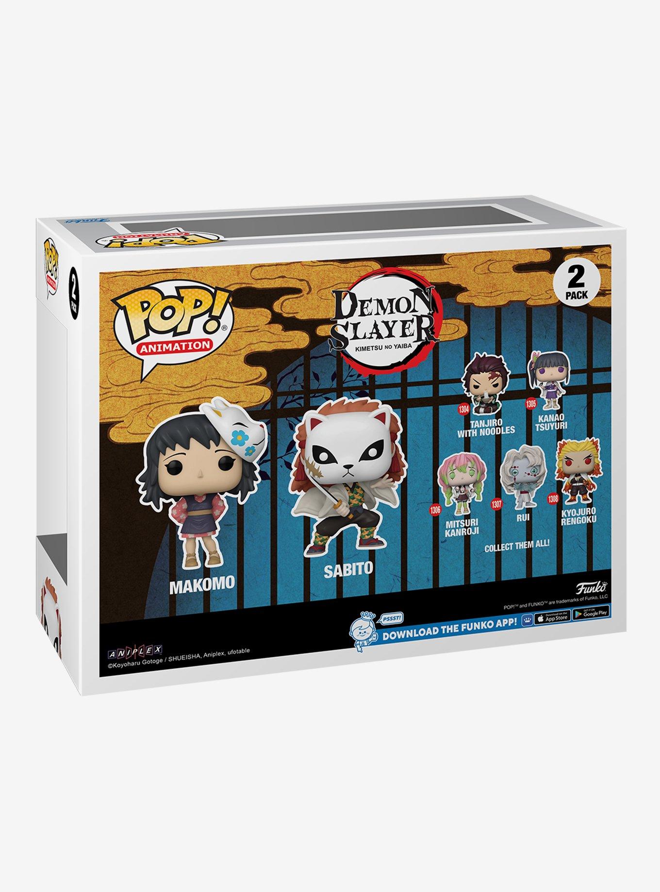 Funko Pop! Animation Demon Slayer: Kimetsu no Yaiba Makomo & Sabito Vinyl Figures - BoxLunch Exclusive, , alternate