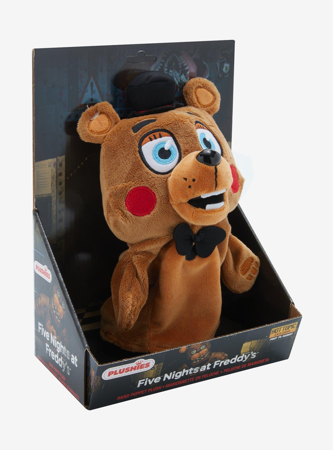 Five Nights At Freddy's Freddy Fazbear Plush Hand Puppet Hot Topic  Exclusive