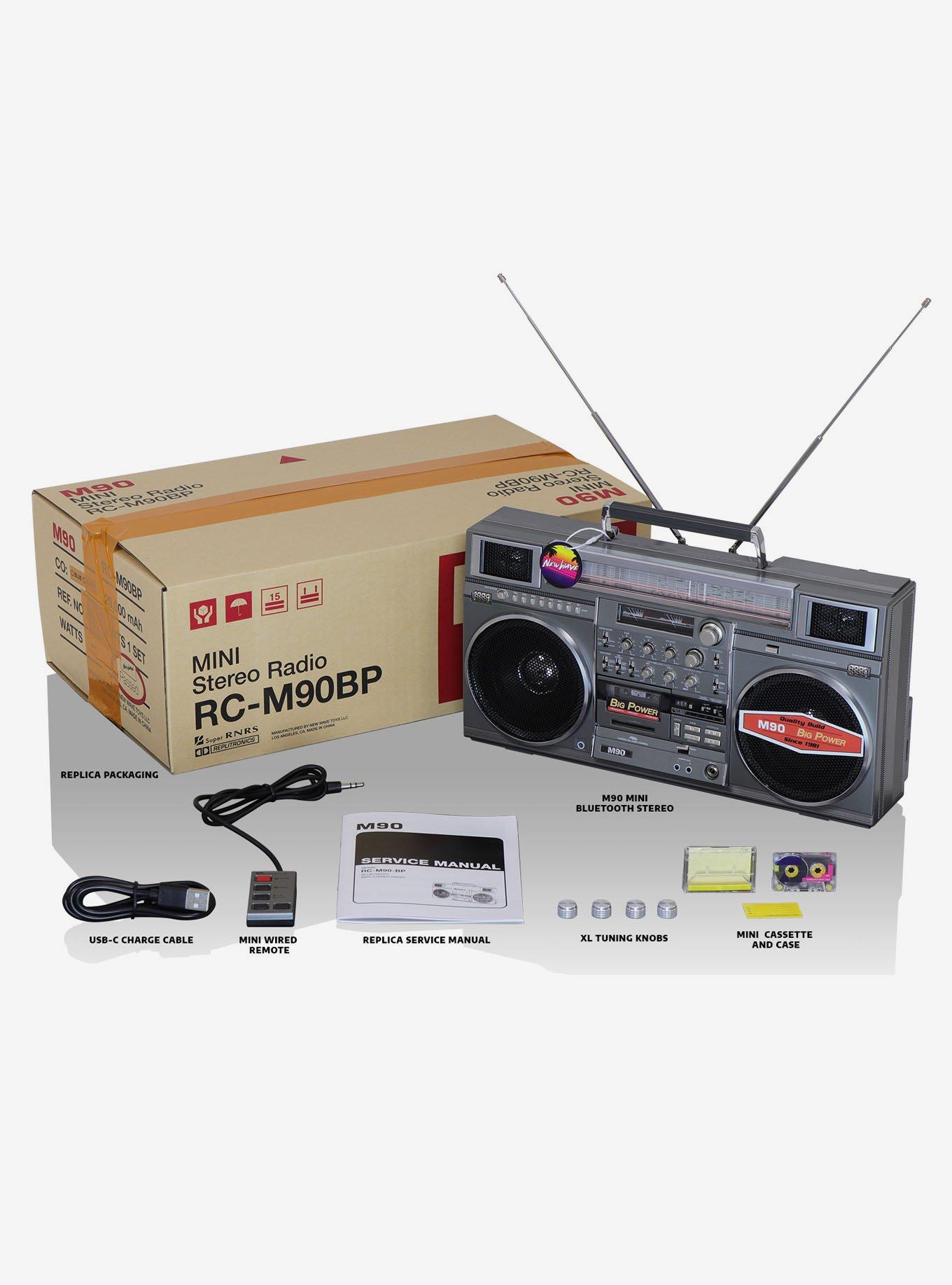 New Wave Toys M90 Mini Blaster Boombox Speaker, , alternate