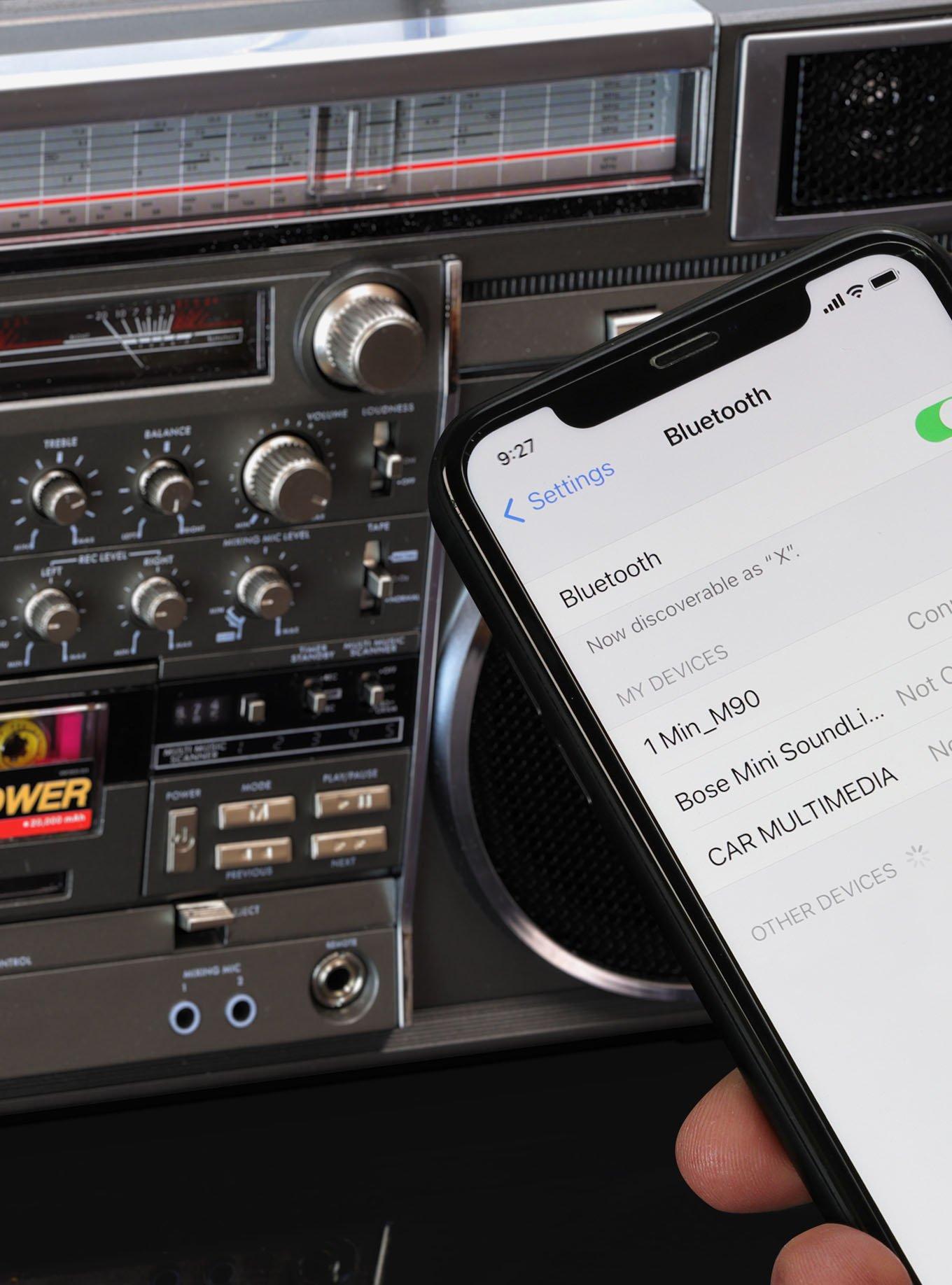 New Wave Toys M90 Mini Blaster Boombox Speaker, , alternate