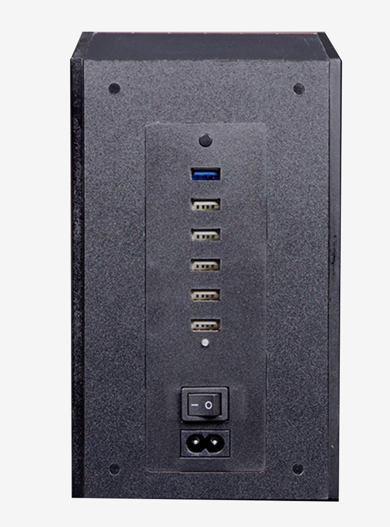 New Wave Toys USB Charging Station Wood, , alternate