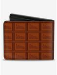Willy Wonka And The Chocolate Factory Wonka Bar Blocks Bifold Wallet, , alternate