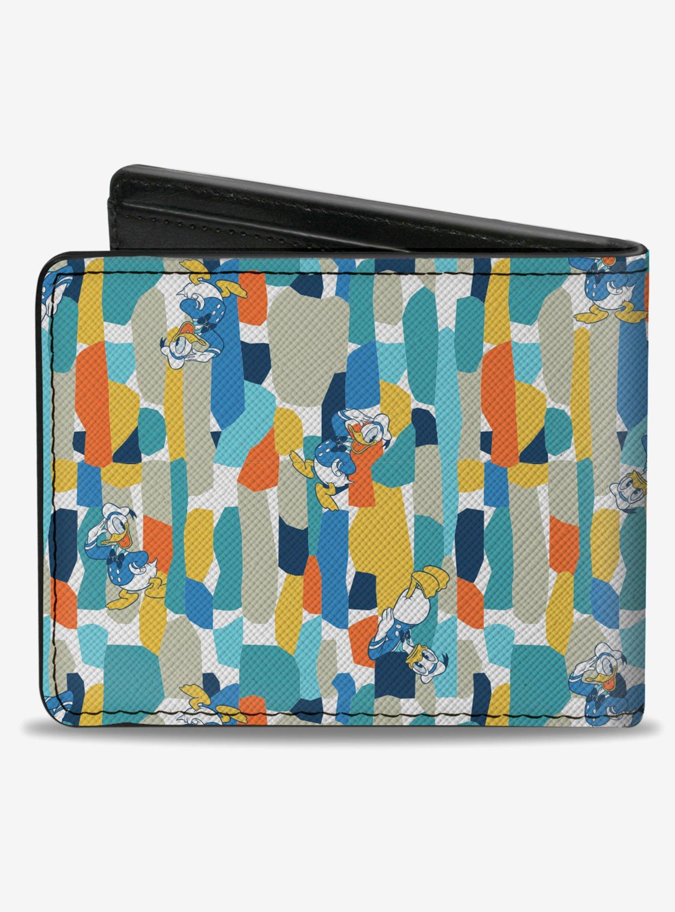 Disney Donald Duck Pose Collage Bifold Wallet, , hi-res