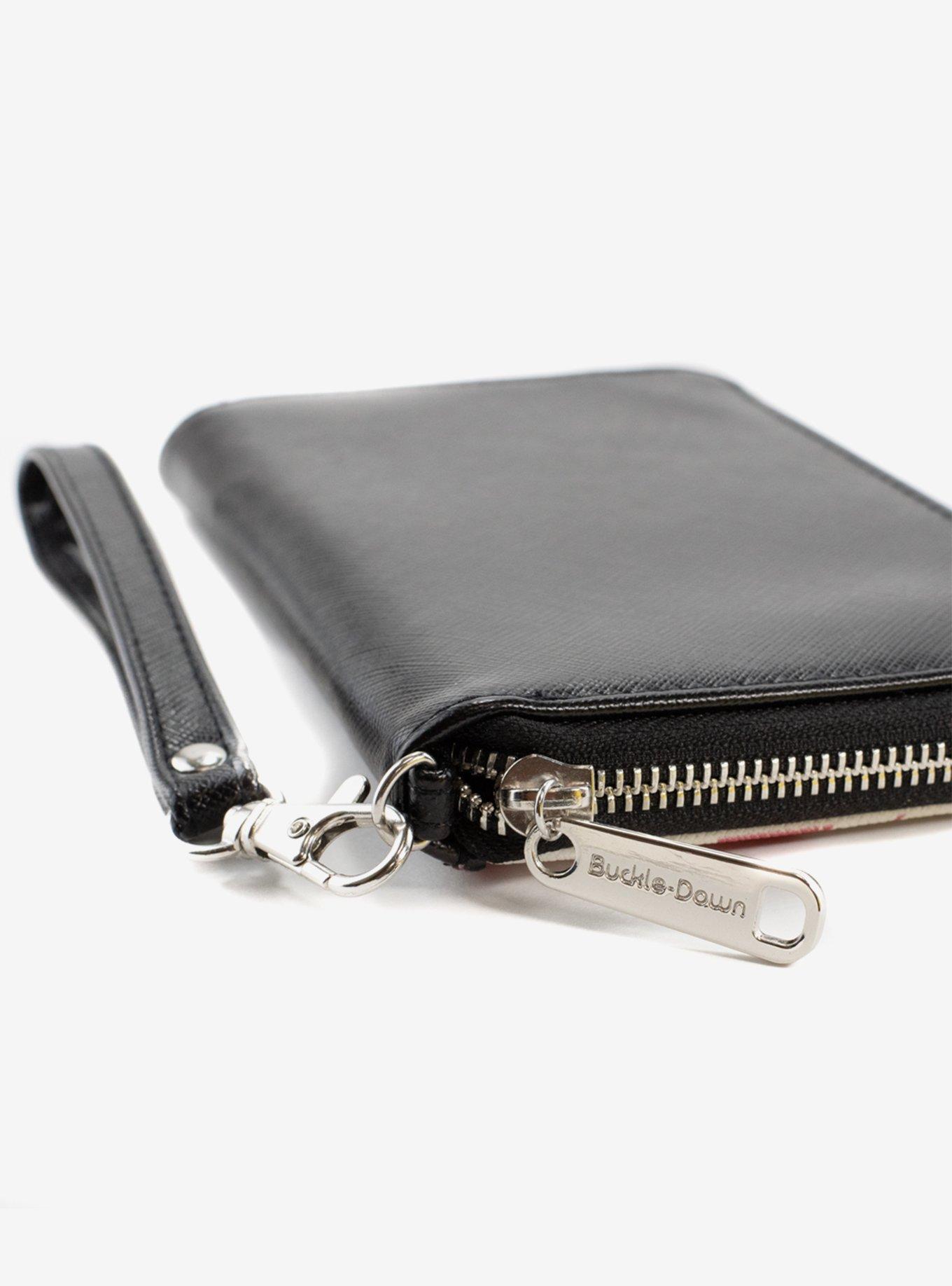 House Of The Dragon Icon And Wings Zip Around Wallet, , alternate