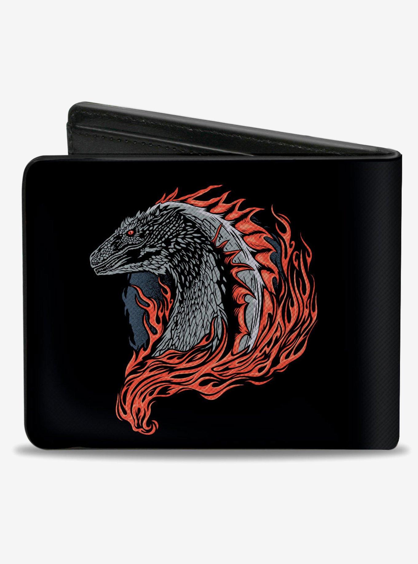 House Of The Dragon Flames Bifold Wallet, , alternate