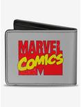 Marvel Avengers Retro Marvel Comics Superhero Pose Blocks And Title Logo Bifold Wallet, , alternate