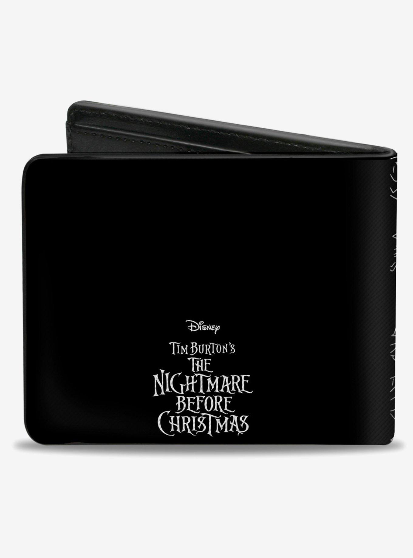The Nightmare Before Christmas Character Doodles Bifold Wallet, , alternate