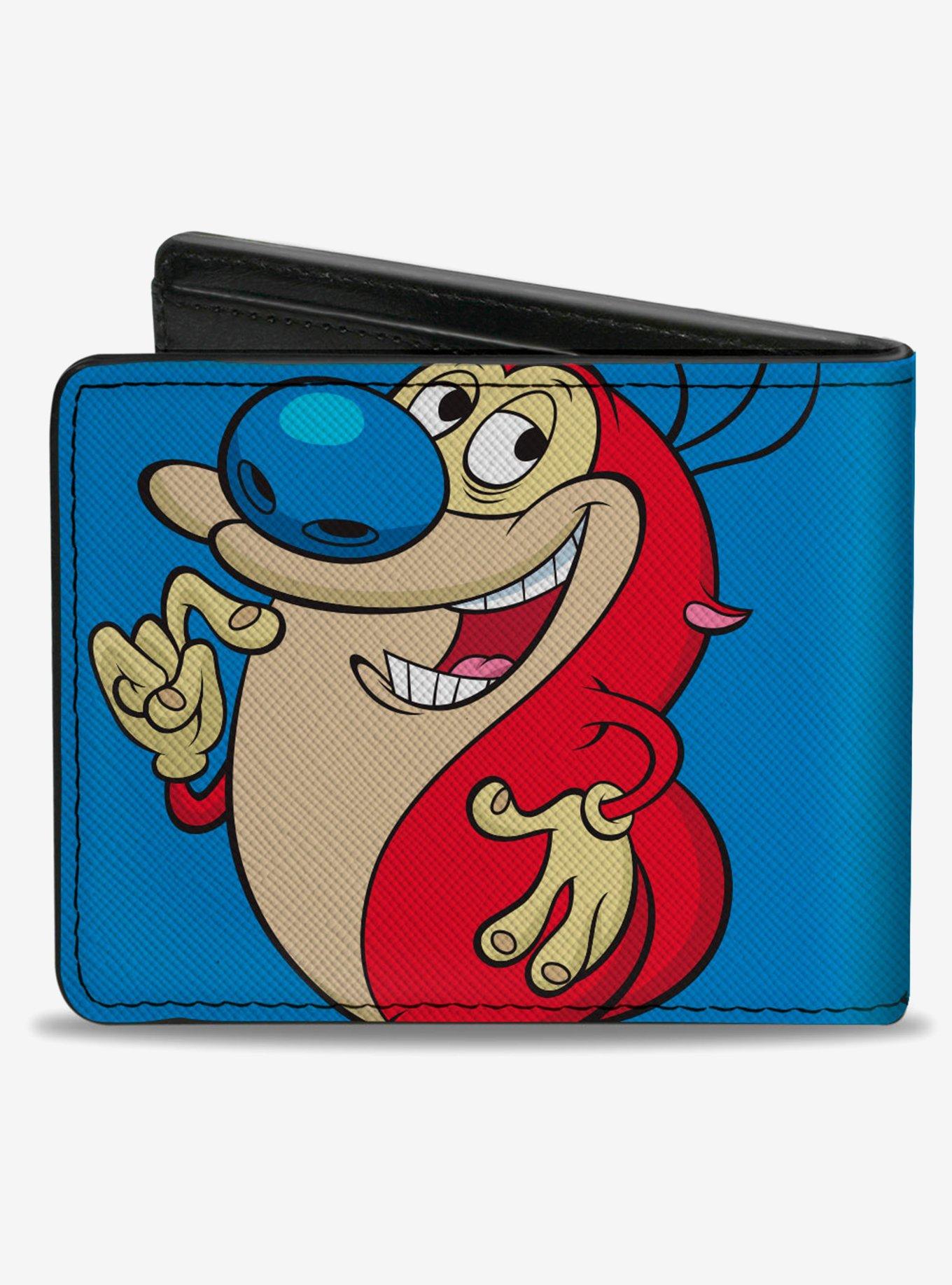 The Ren & Stimpy Show Ren And Stimpy Behind Pose Bifold Wallet, , hi-res