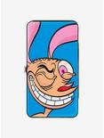 The Ren And Stimpy Show Stimpy Smiling And Ren Winking Hinged Wallet, , alternate