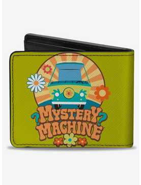 Scooby-Doo! Mystery Machine Sun Rays And Flowers Bifold Wallet, , hi-res