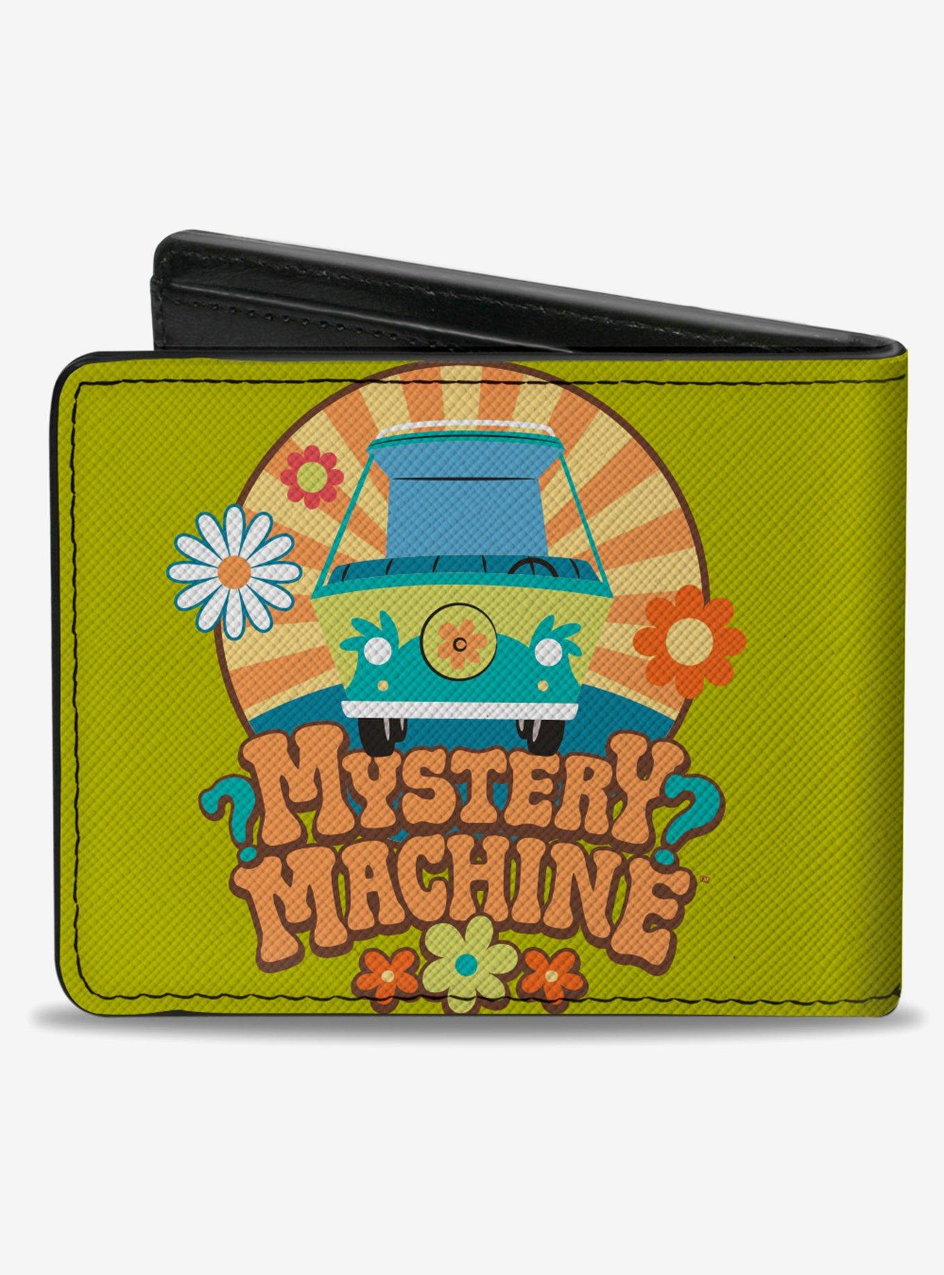 Scooby-Doo! Mystery Machine Sun Rays And Flowers Bifold Wallet, , hi-res