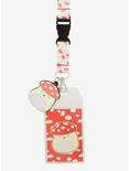 Squishmallows Malcolm the Mushroom Lanyard - BoxLunch Exclusive, , alternate