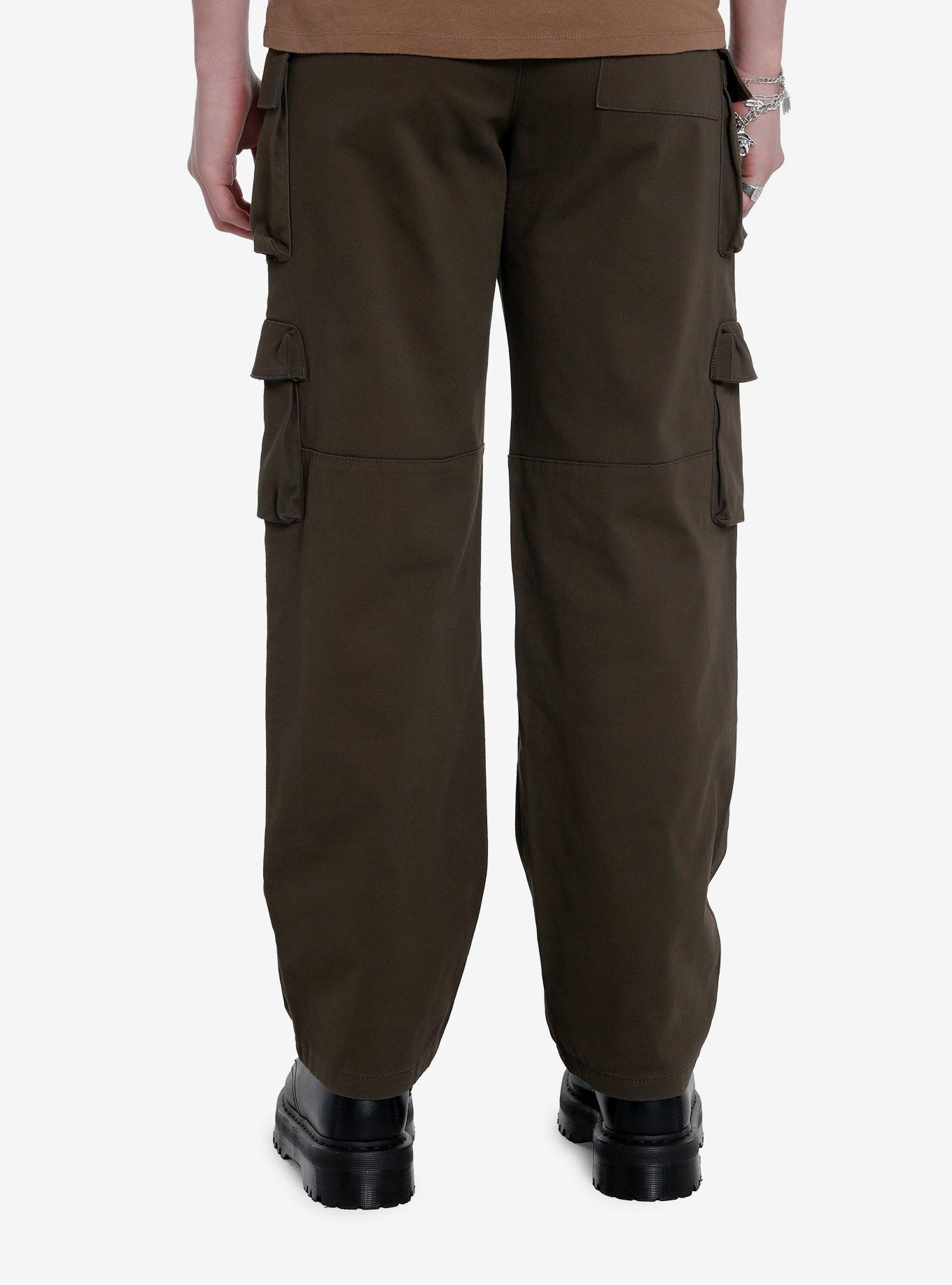 Olive Cargo Pants, GREEN, alternate