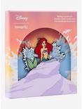 Loungefly Disney The Little Mermaid Ariel on Rock Sliding Enamel Pin - BoxLunch Exclusive, , alternate