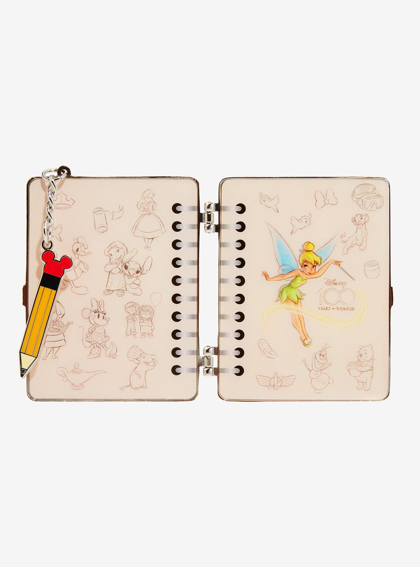 Loungefly Disney100 Sketchbook Hinged Enamel Pin, , alternate