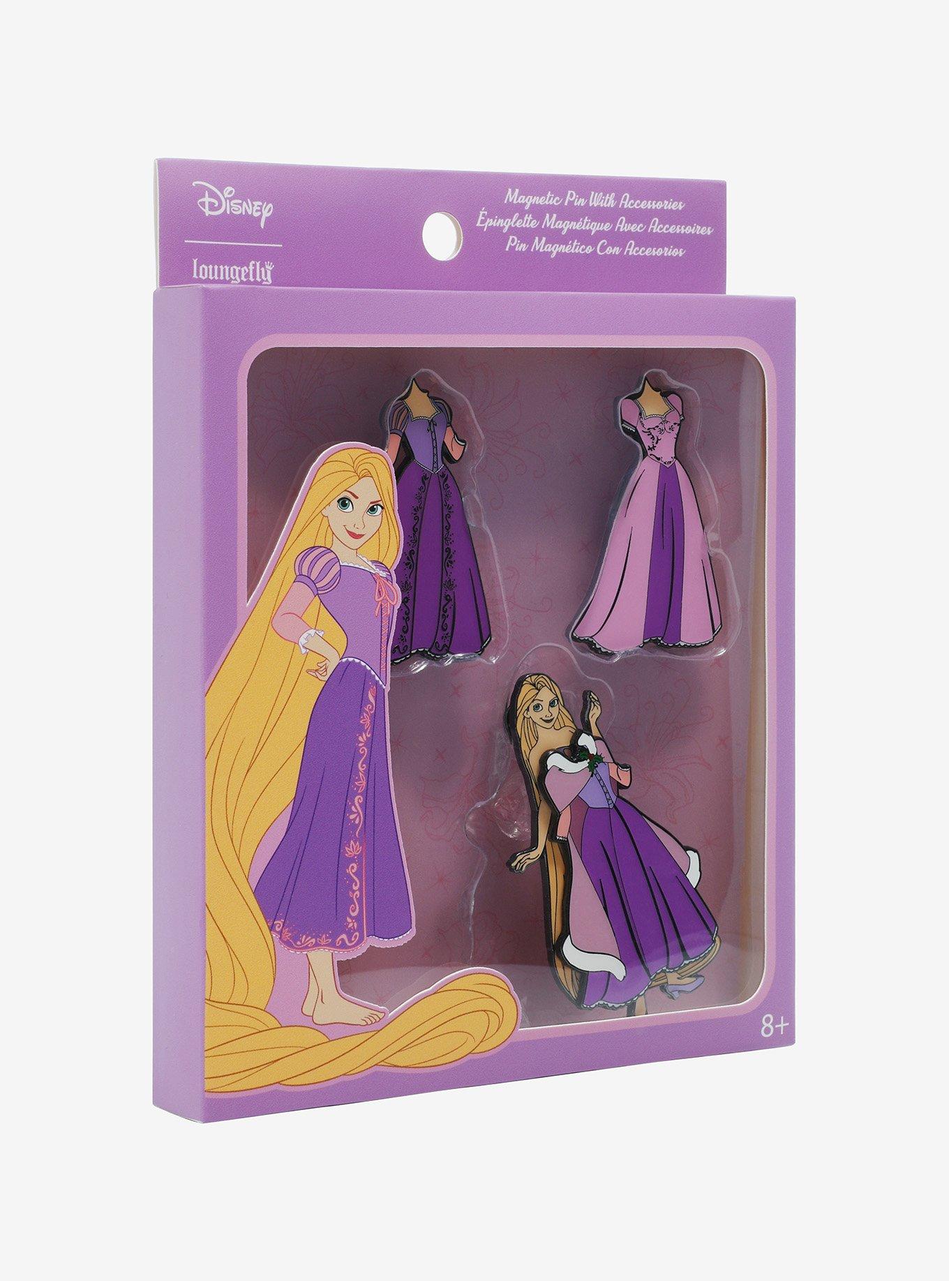Loungefly Disney Tangled Rapunzel Magnetic Enamel Pin Set, , alternate