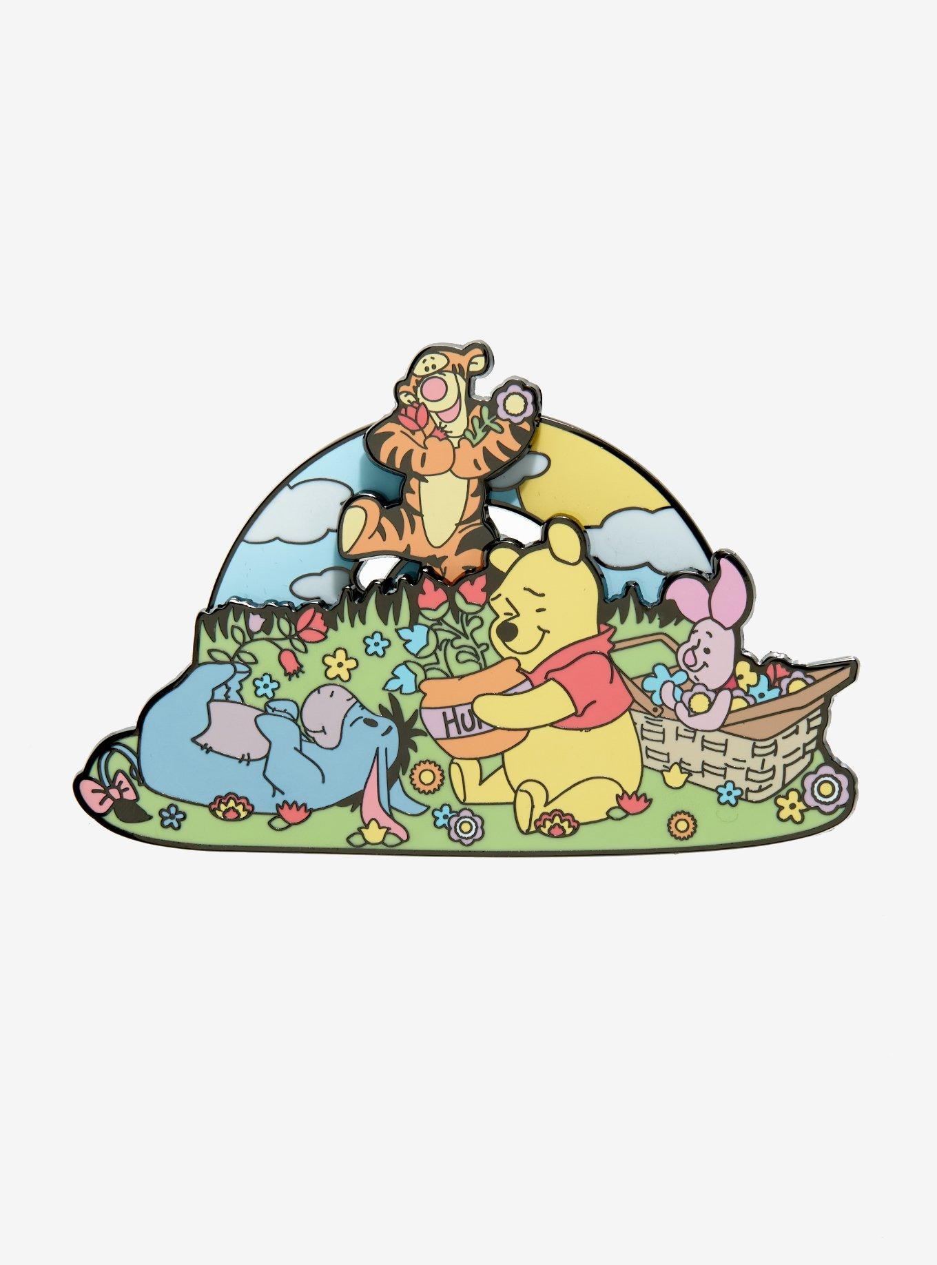 Loungefly Disney Winnie The Pooh Garden Enamel Pin, , hi-res
