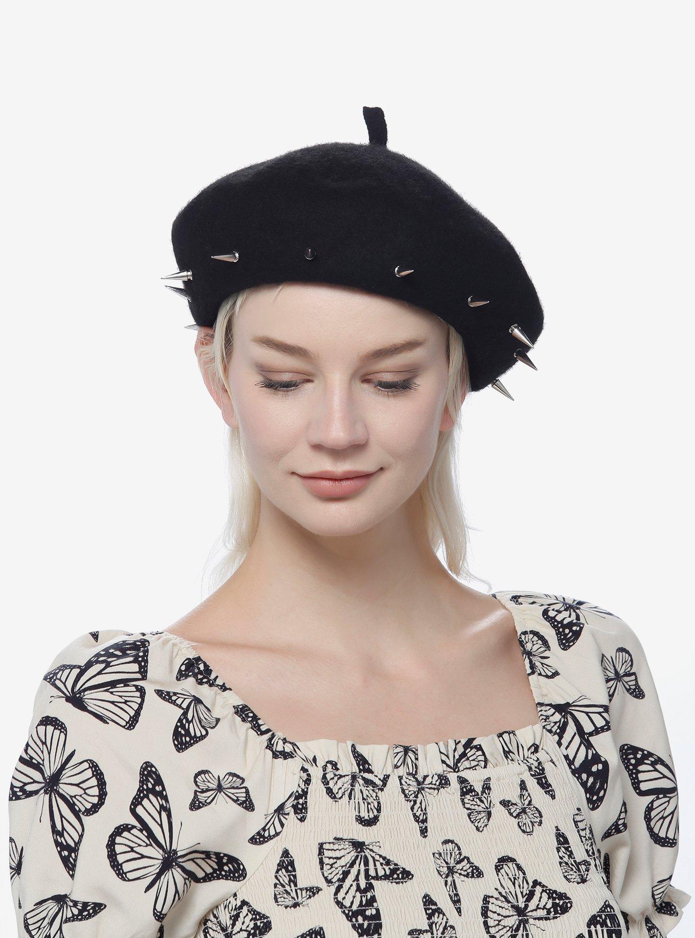 Cone Stud Beret, , hi-res