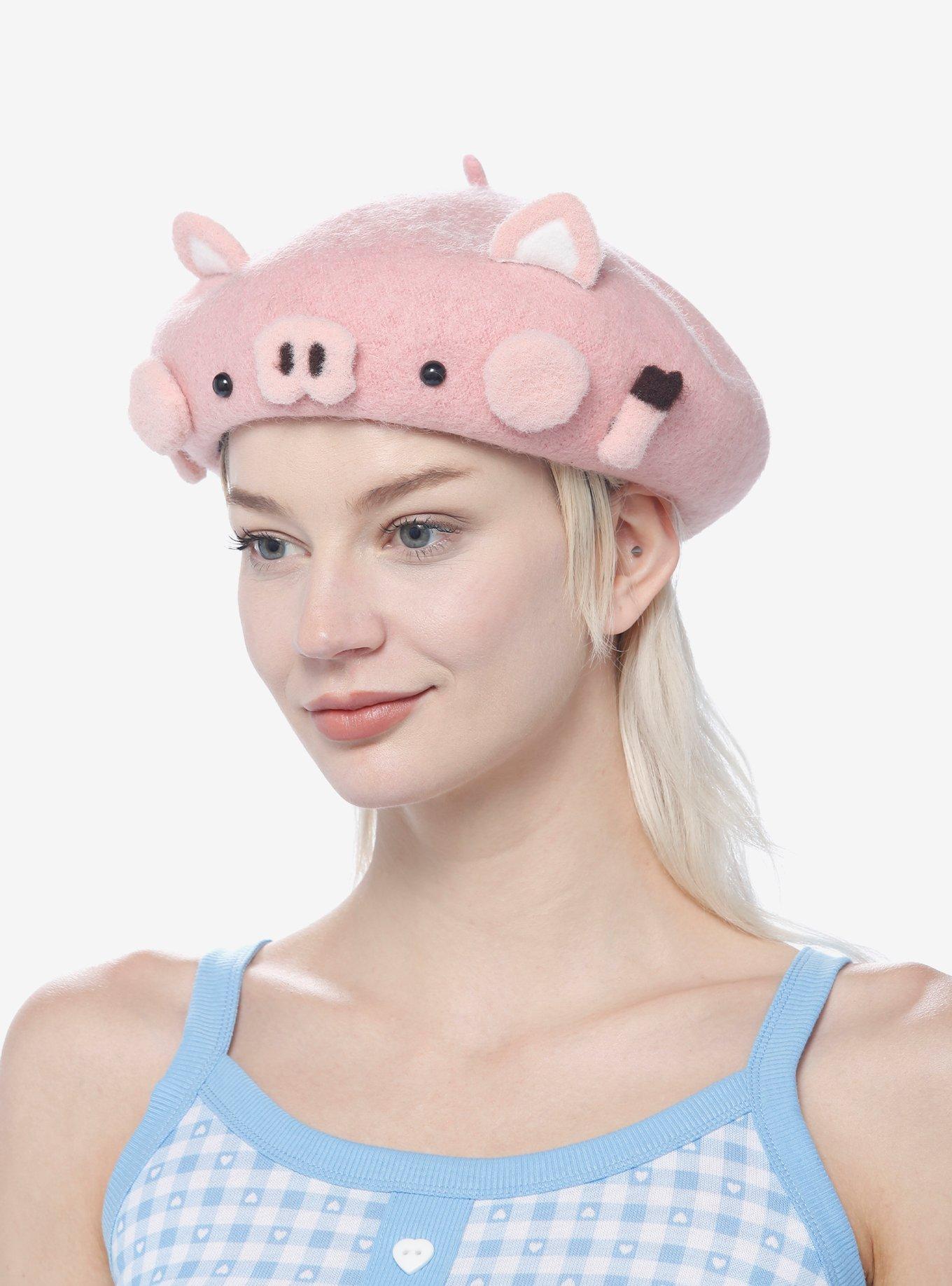 Pig Figural Beret, , alternate