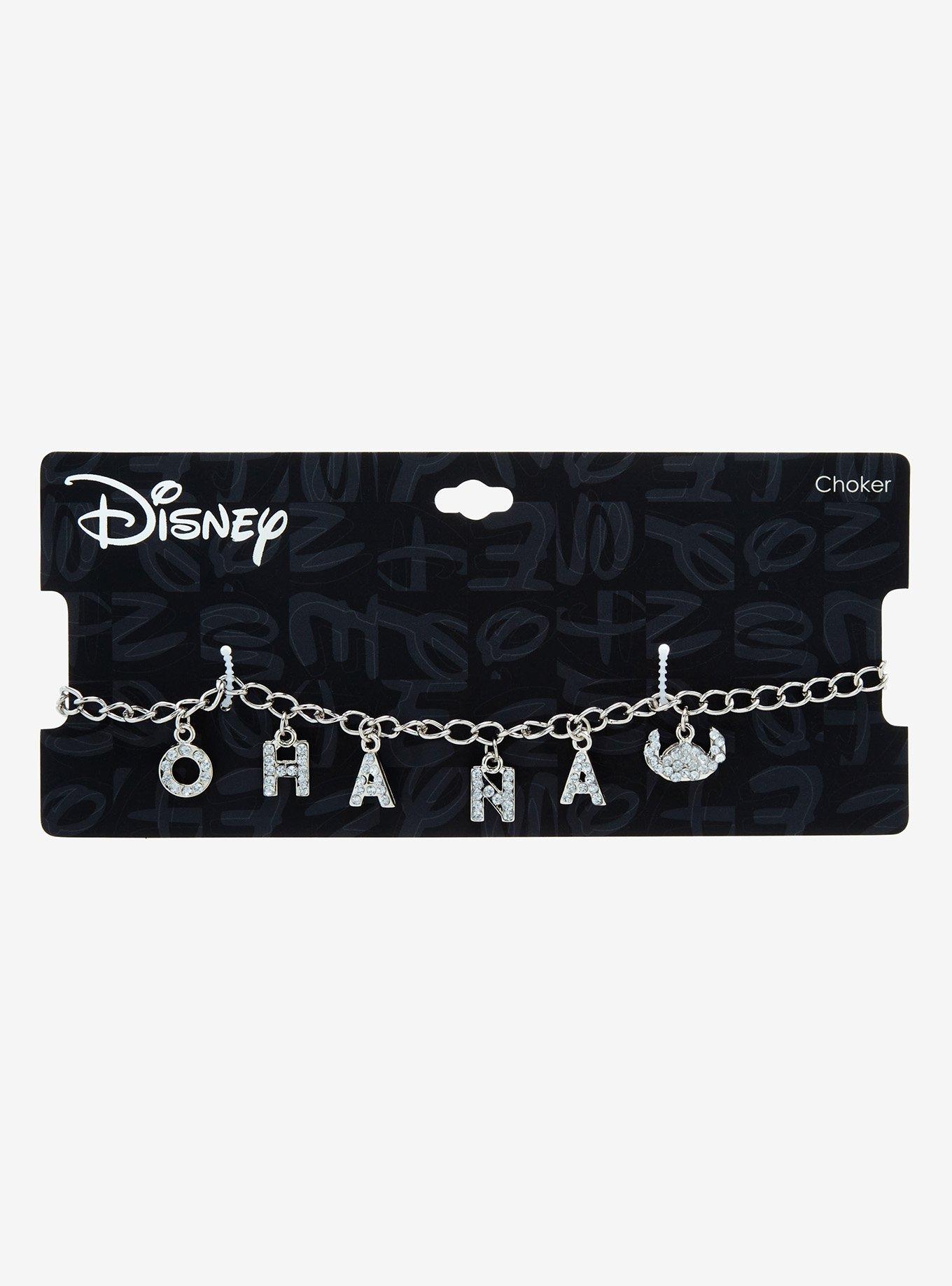 Disney Lilo & Stitch Ohana Choker Necklace, , alternate