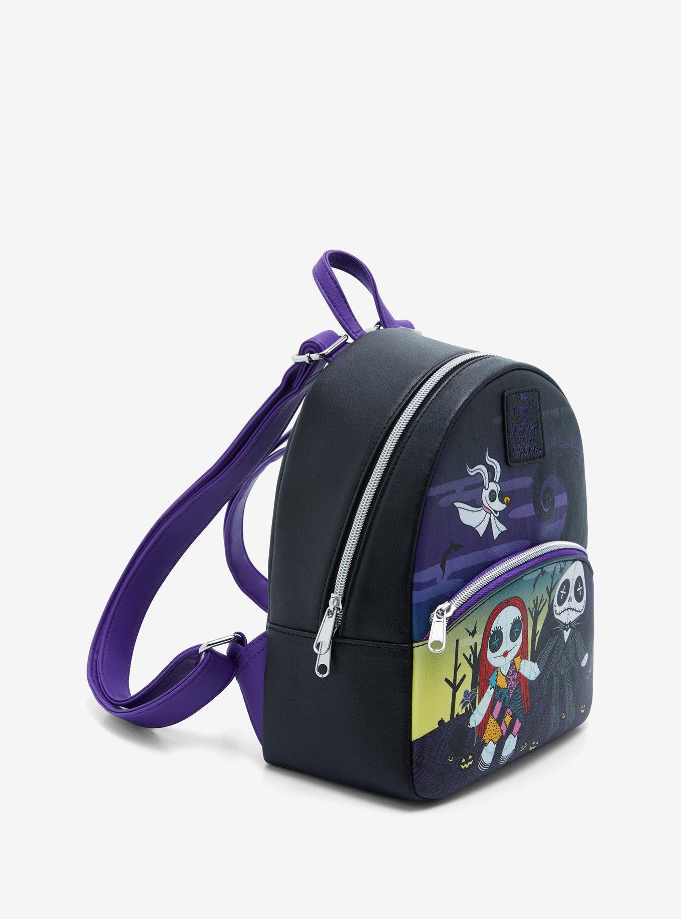 Loungefly The Nightmare Before Christmas Jack & Sally Doll Mini Backpack, , alternate