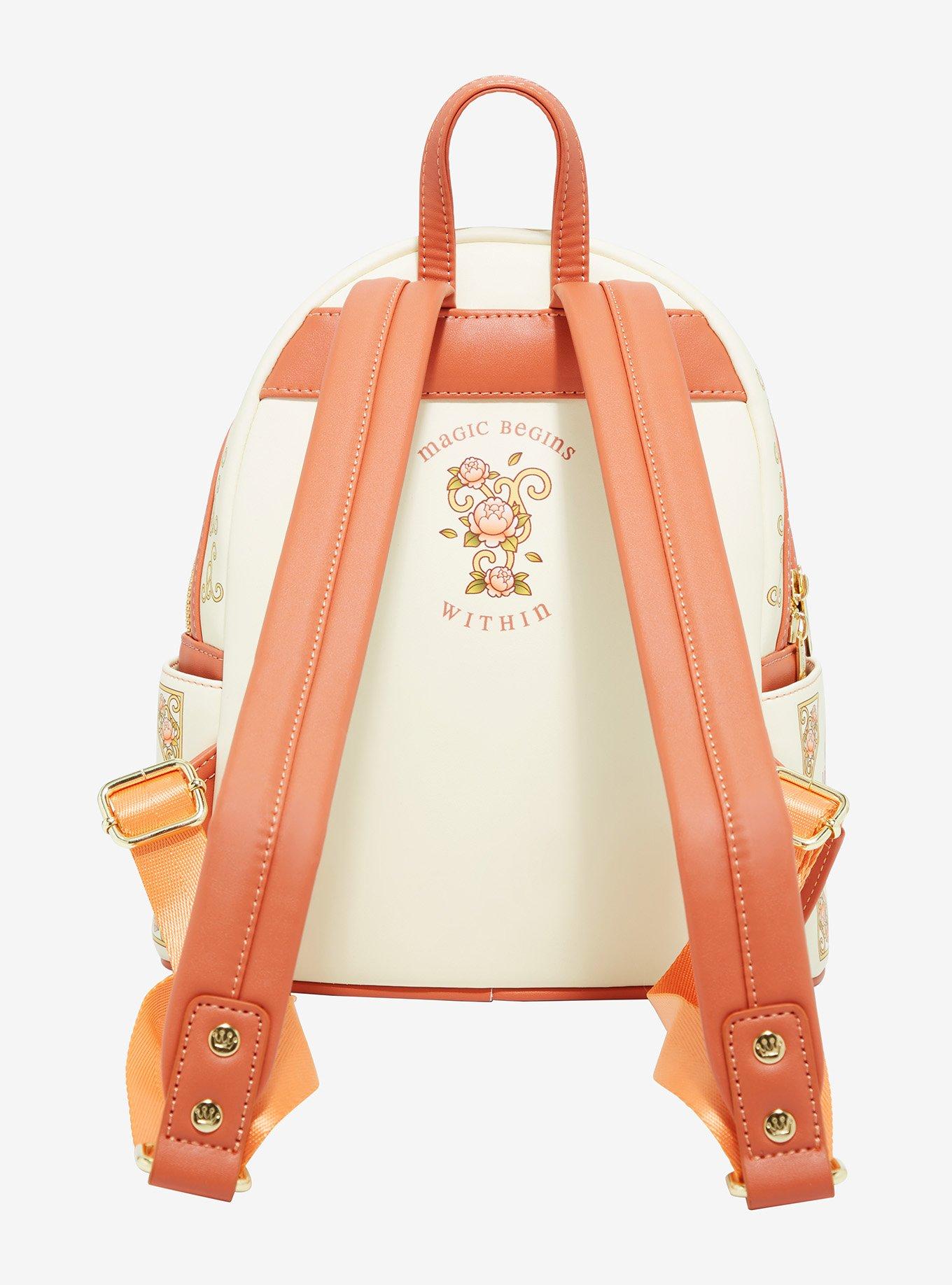 Loungefly Disney Princess Ornate Floral Group Portrait Mini Backpack - BoxLunch Exclusive, , alternate