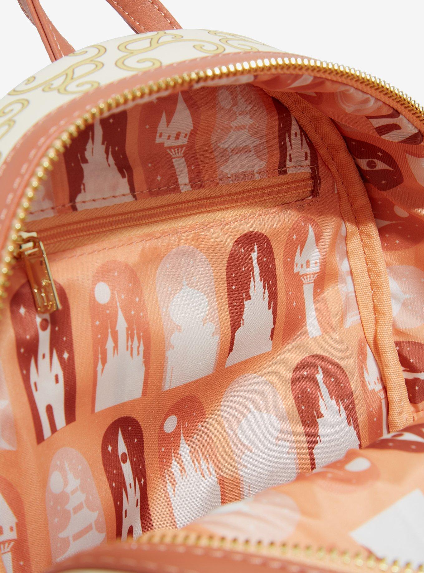 Loungefly Disney Princess Ornate Floral Group Portrait Mini Backpack - BoxLunch Exclusive, , alternate