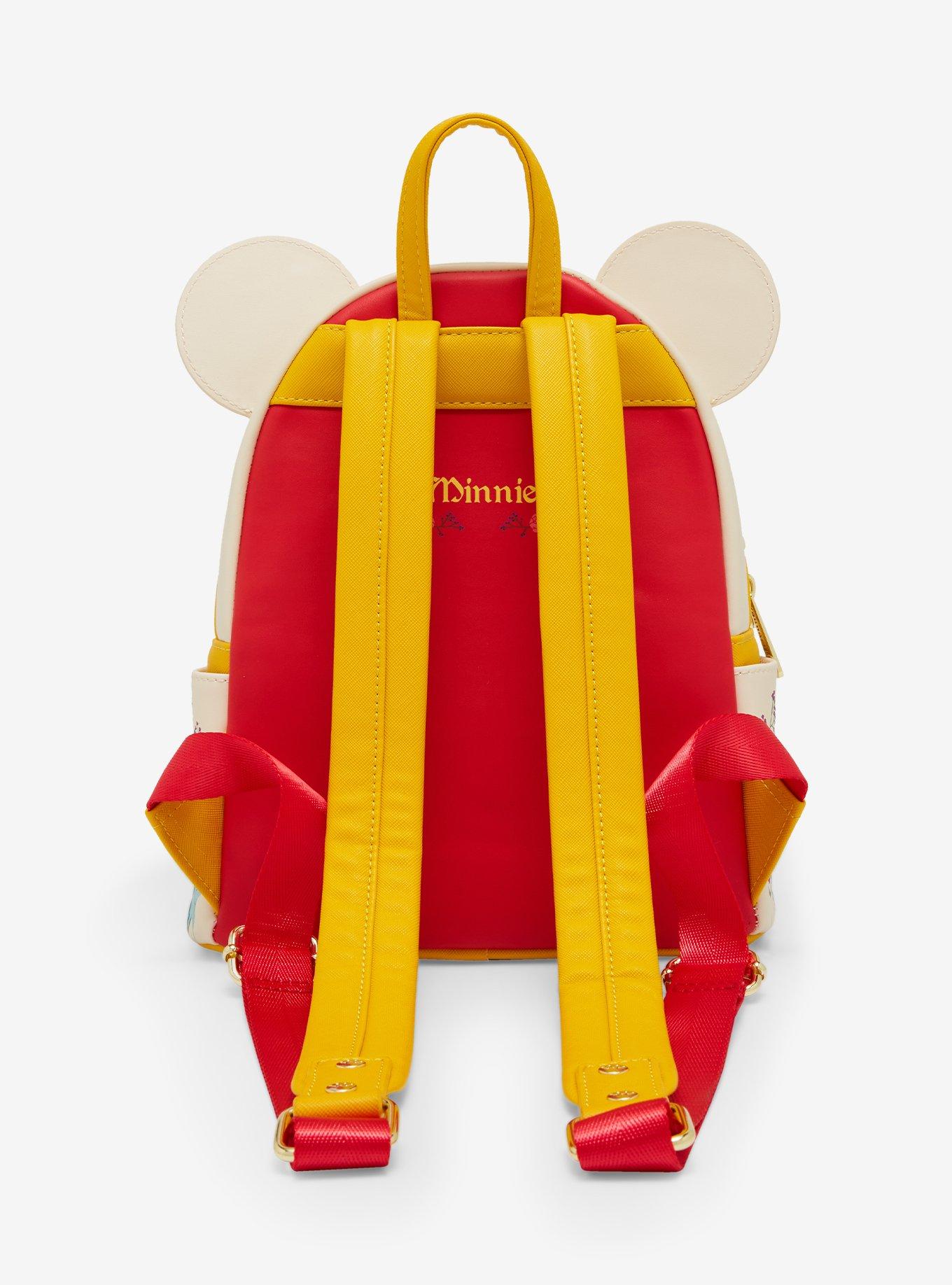 Loungefly Disney Minnie Mouse Floral Bow Mini Backpack - BoxLunch Exclusive, , alternate