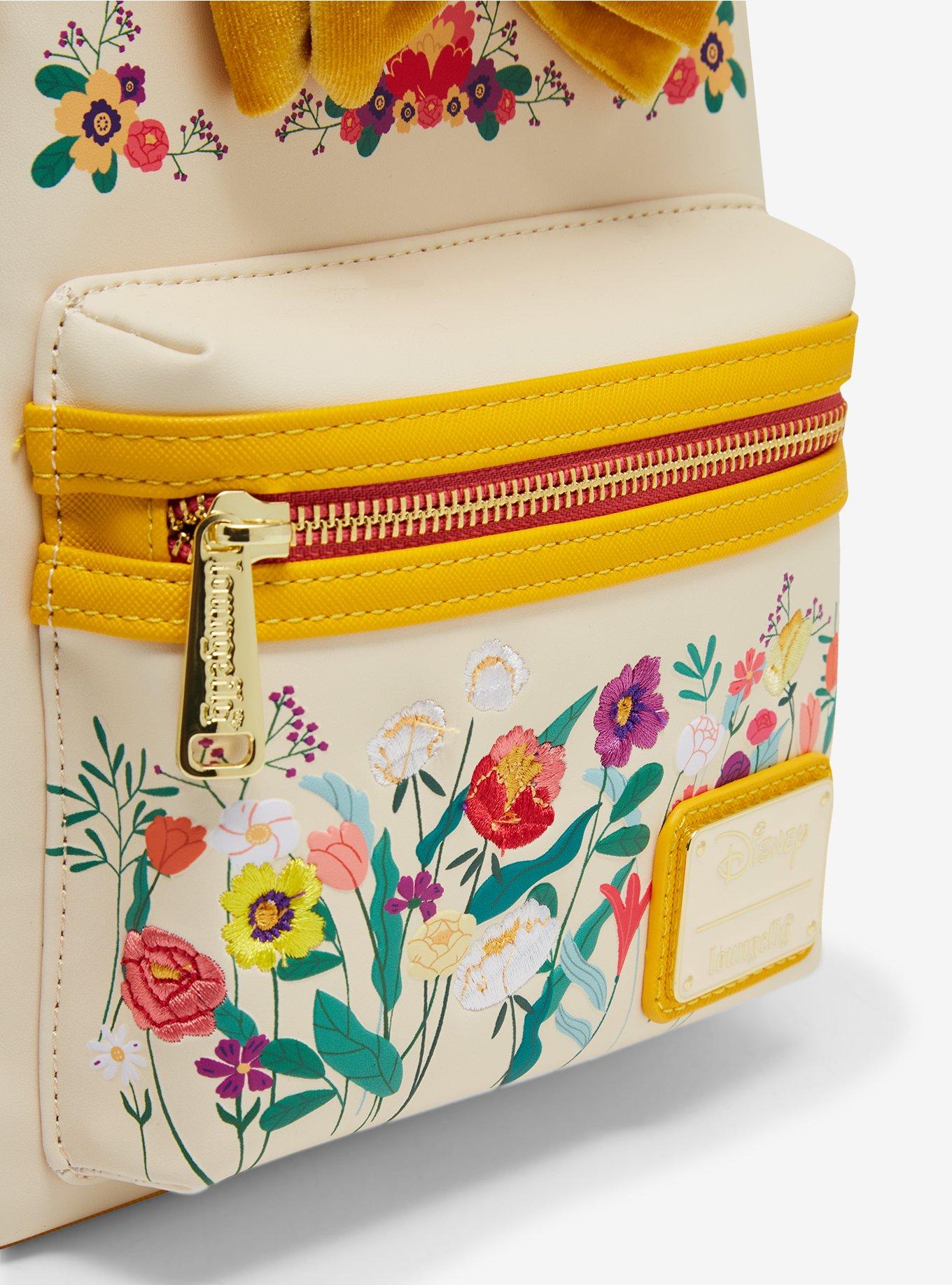 Loungefly Disney Minnie Mouse Floral Bow Mini Backpack - BoxLunch Exclusive, , alternate