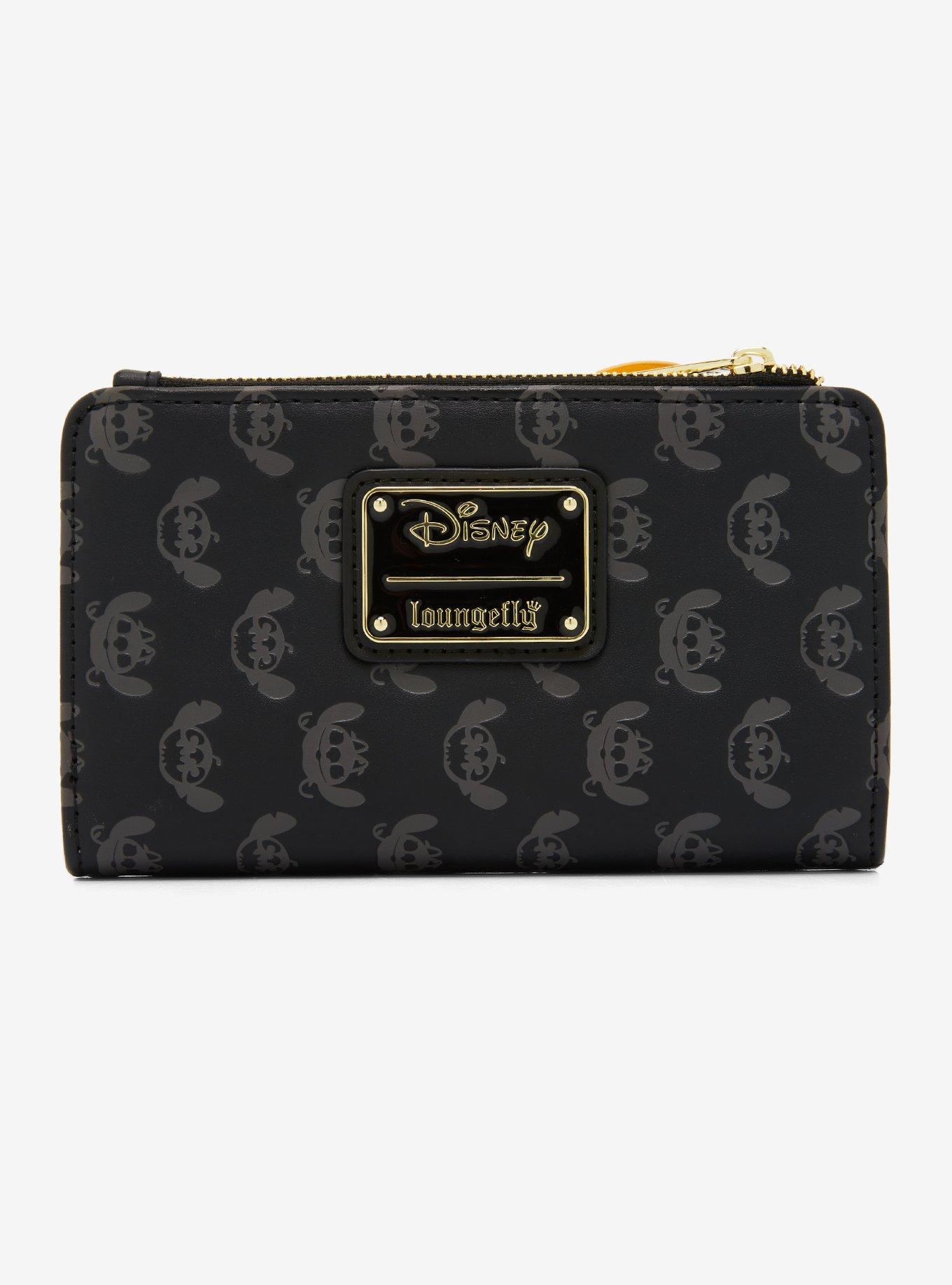 Loungefly Disney Lilo & Stitch: The Series Angel & Stitch Jack-O-Lantern Glow-in-the-Dark Wallet - BoxLunch Exclusvive, , alternate