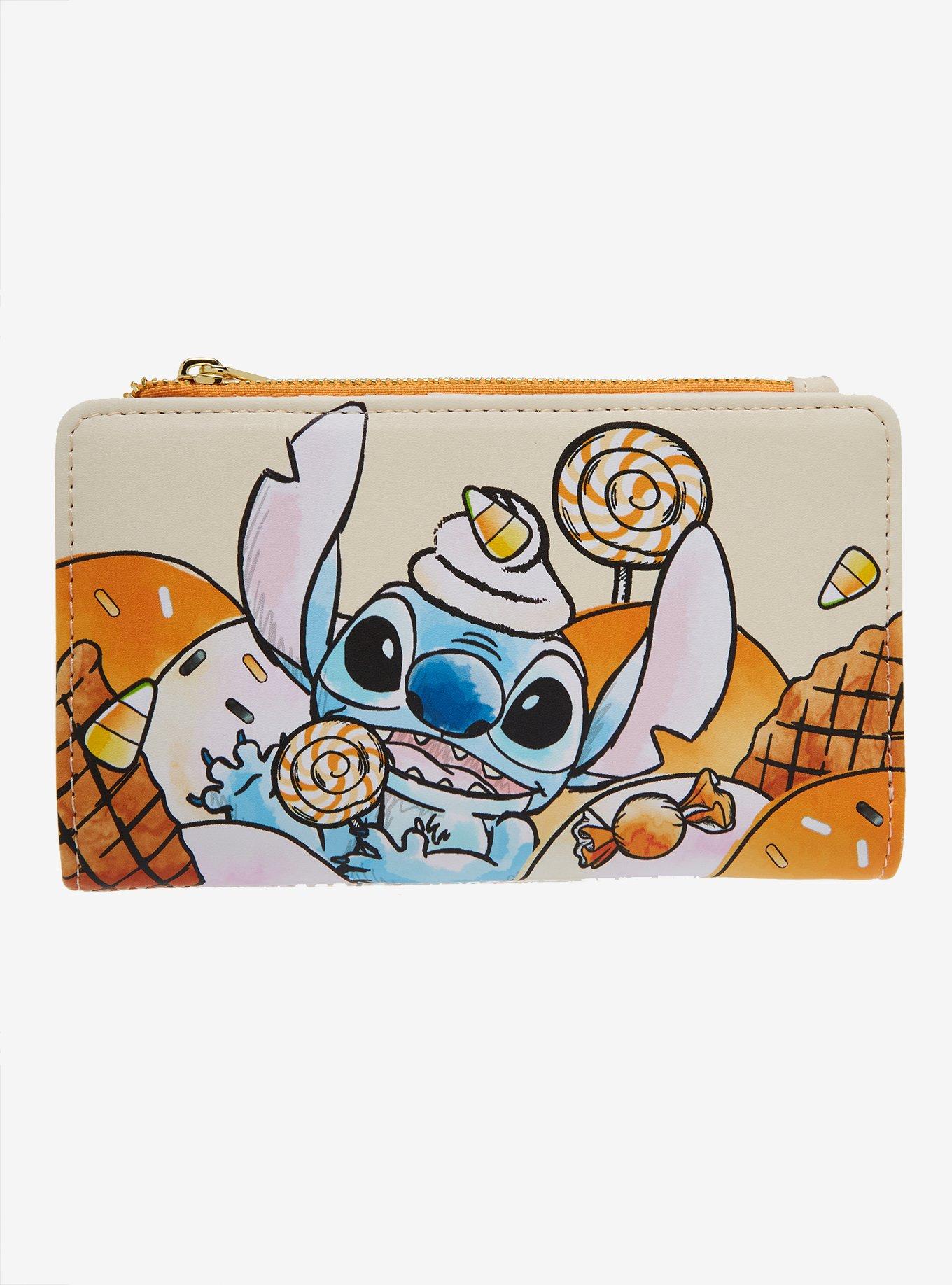 Loungefly Disney Lilo & Stitch Candy Corn Sundae Stitch Wallet - BoxLunch Exclusive, , alternate