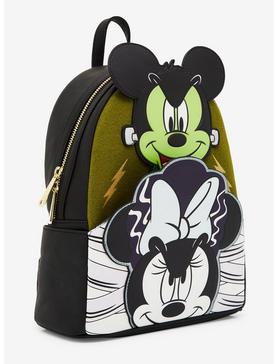 Loungefly Disney Mickey and Minnie Mouse Frankenstein Mini Backpack - BoxLunch Exclusive, , hi-res