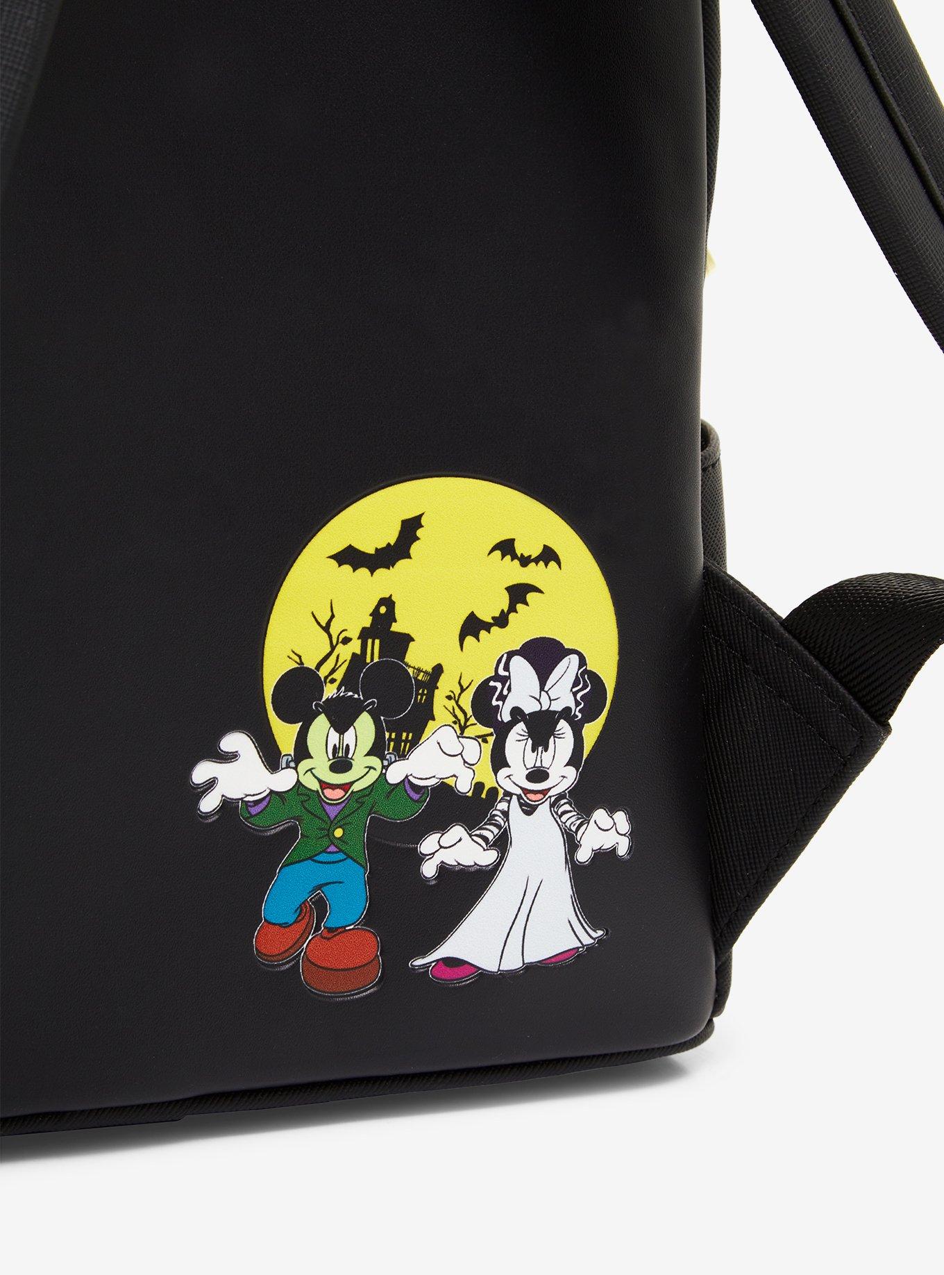 Loungefly Disney Mickey and Minnie Mouse Frankenstein Mini Backpack - BoxLunch Exclusive, , alternate