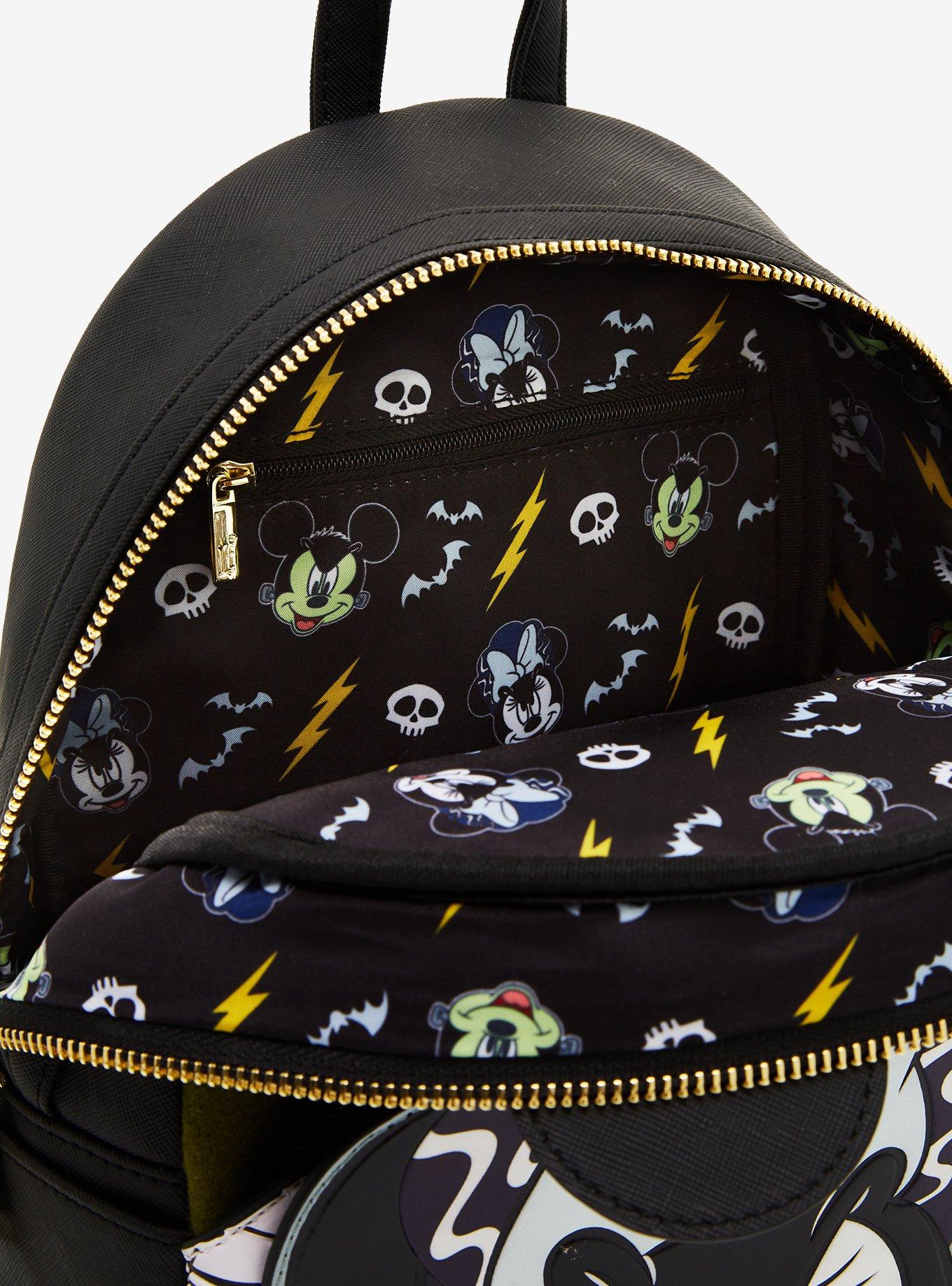 Loungefly Disney Mickey and Minnie Mouse Frankenstein Mini Backpack - BoxLunch Exclusive, , alternate