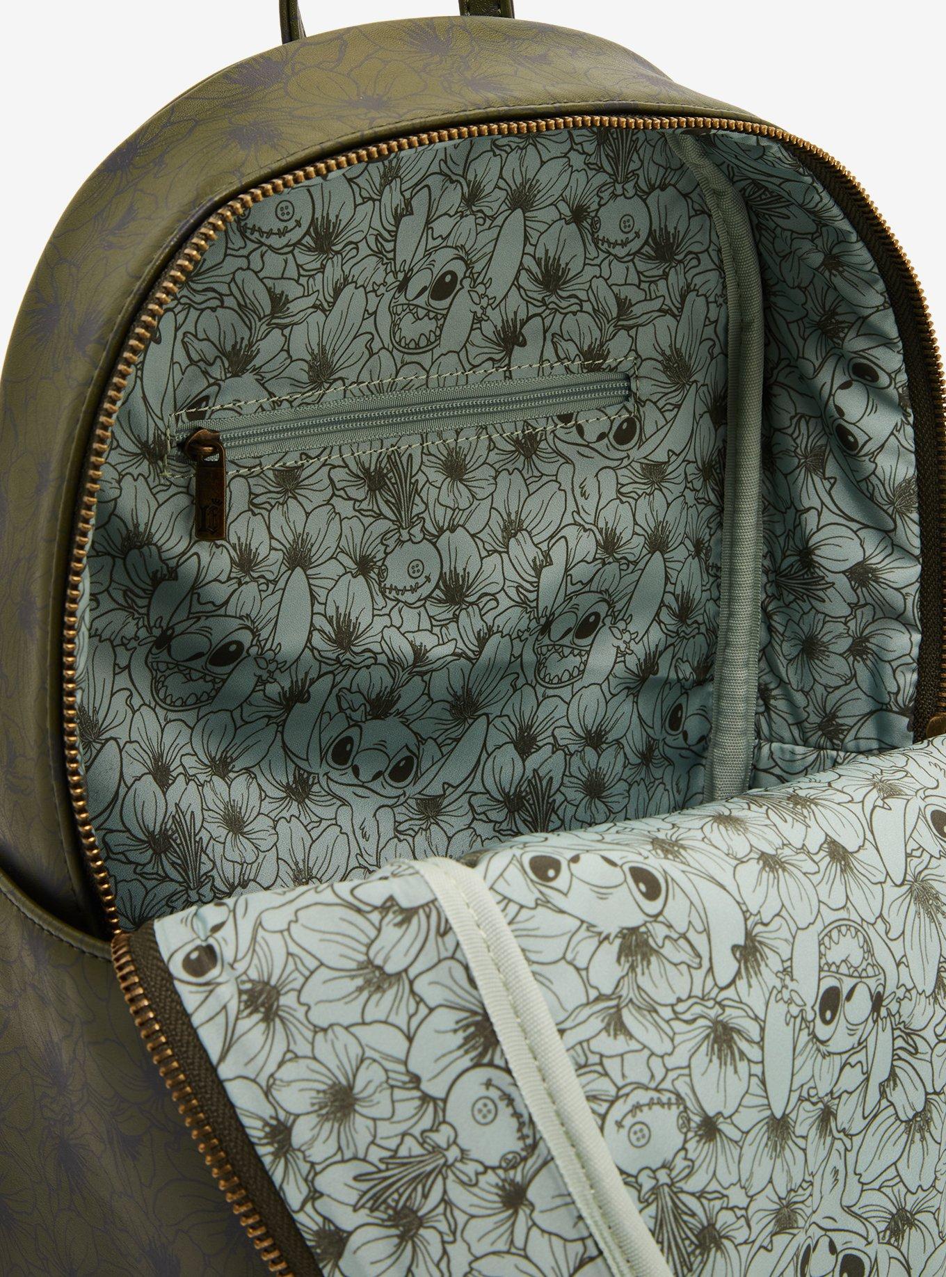 Loungefly Disney Lilo & Stitch Floral Character Portraits Mini Backpack - BoxLunch Exclusive