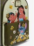 Loungefly Disney Lilo & Stitch Floral Character Portraits Mini Backpack - BoxLunch Exclusive, , alternate