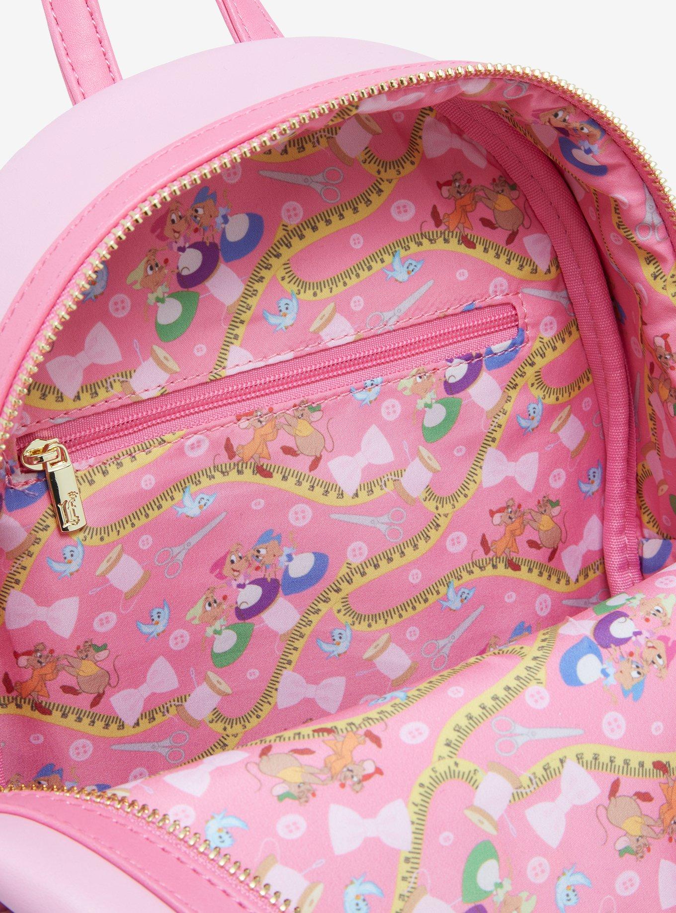 Loungefly Disney Cinderella Pink Dress Mini Backpack - BoxLunch Exclusive, , alternate