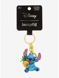 Loungefly Disney Lilo & Stitch Pineapple Stitch Figural Keychain - BoxLunch Exclusive, , alternate