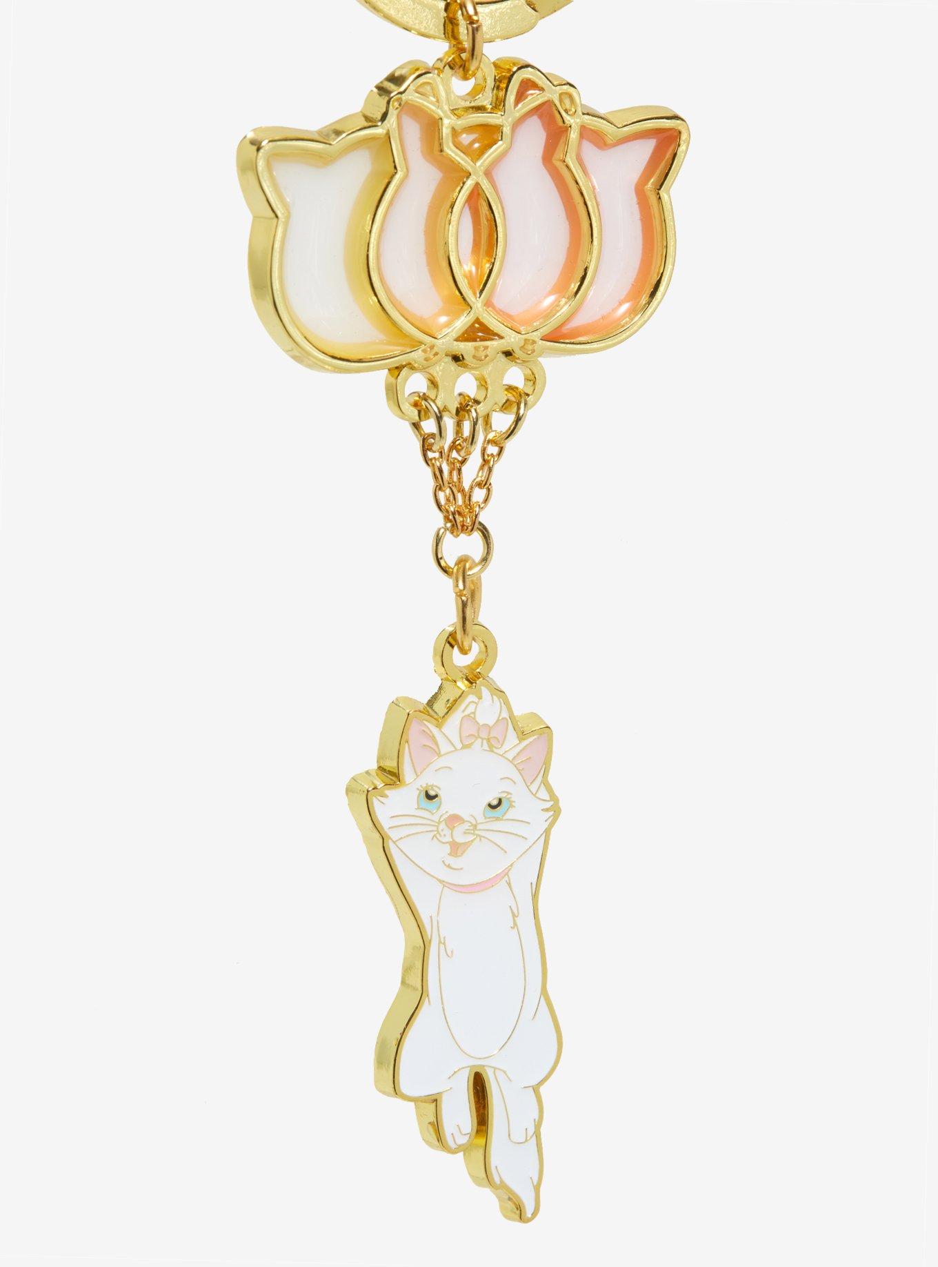 Loungefly Disney The Aristocats Marie Balloons Multi-Charm Keychain - BoxLunch Exclusive, , alternate