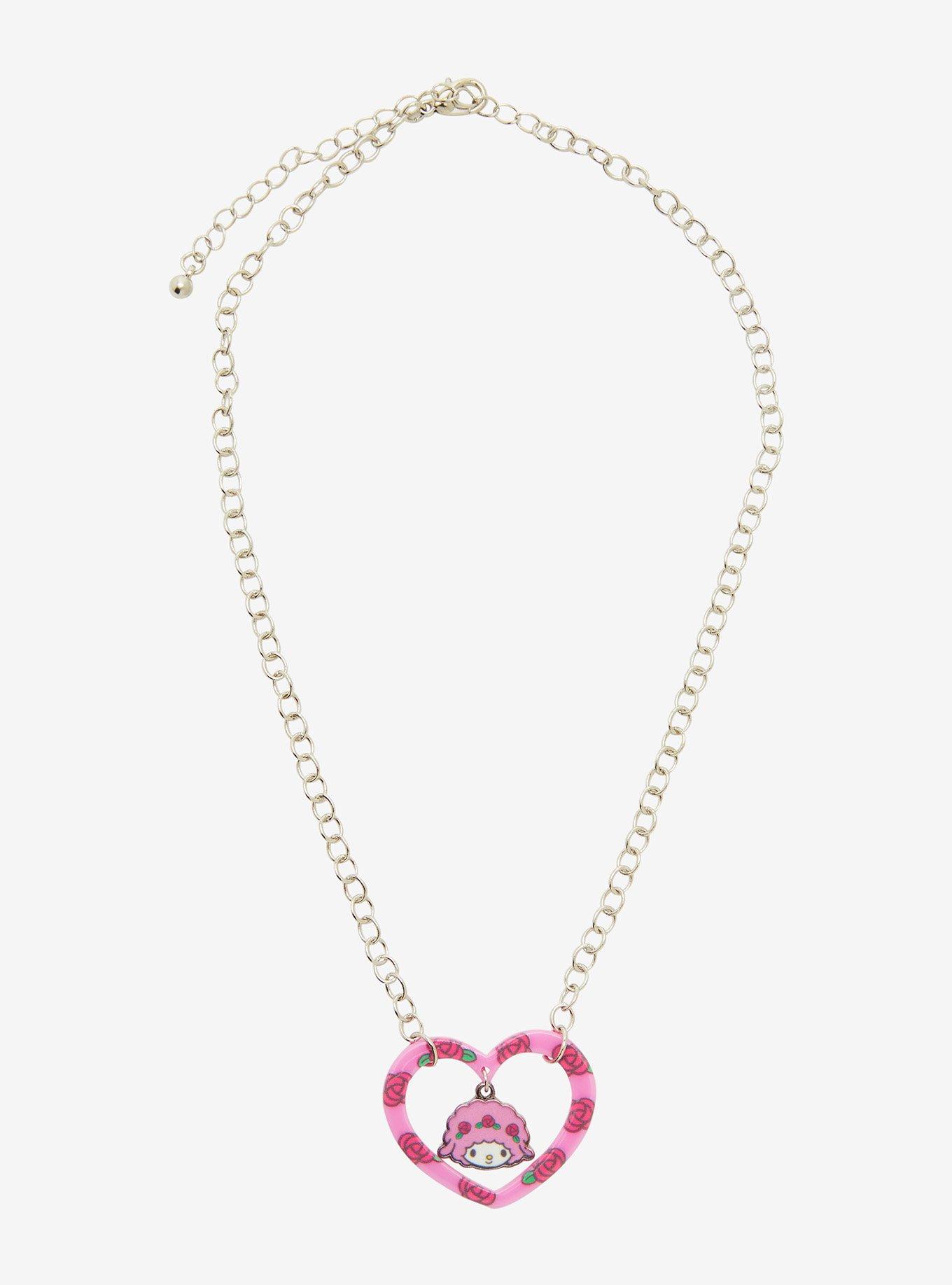 My Sweet Piano Rose Heart Choker, , alternate