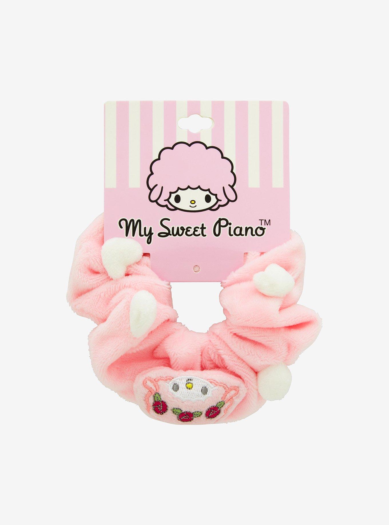 My Sweet Piano Hugging Figural Scrunchie, , alternate