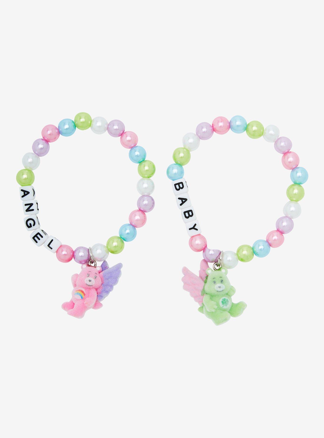 Care Bears Angel Baby Best Friend Beaded Bracelet Set, , alternate