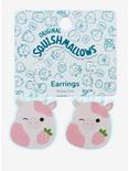 Squishmallows Iridescent Strawberry Cow Earrings, , alternate