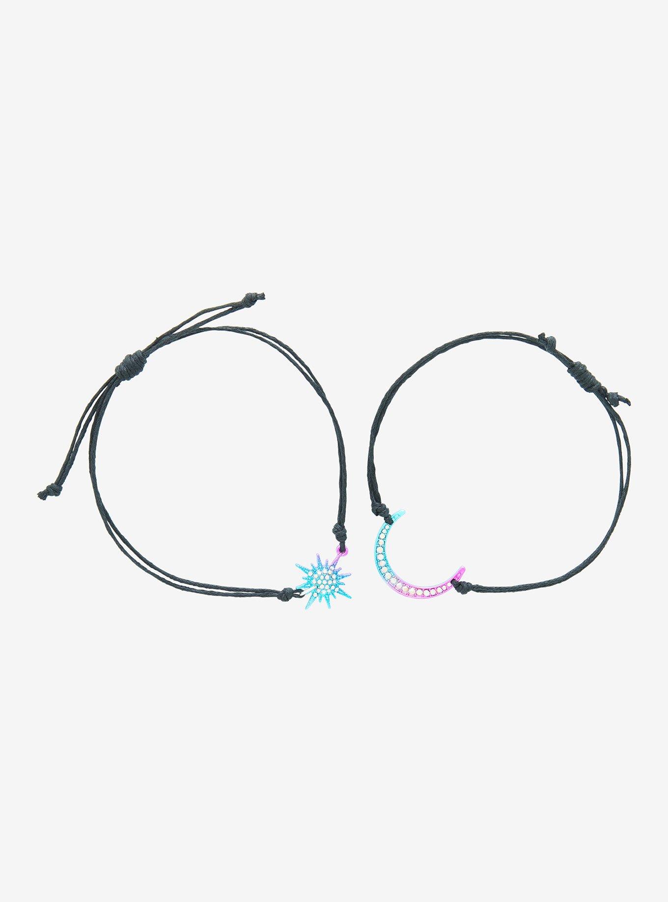 Cosmic Aura Anodized Celestial Best Friend Cord Bracelet Set, , alternate