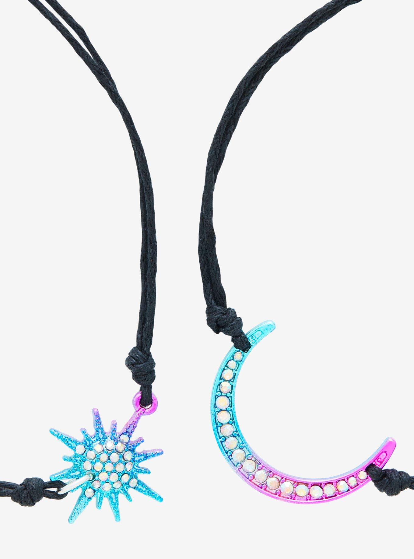 Cosmic Aura Anodized Celestial Best Friend Cord Bracelet Set, , alternate
